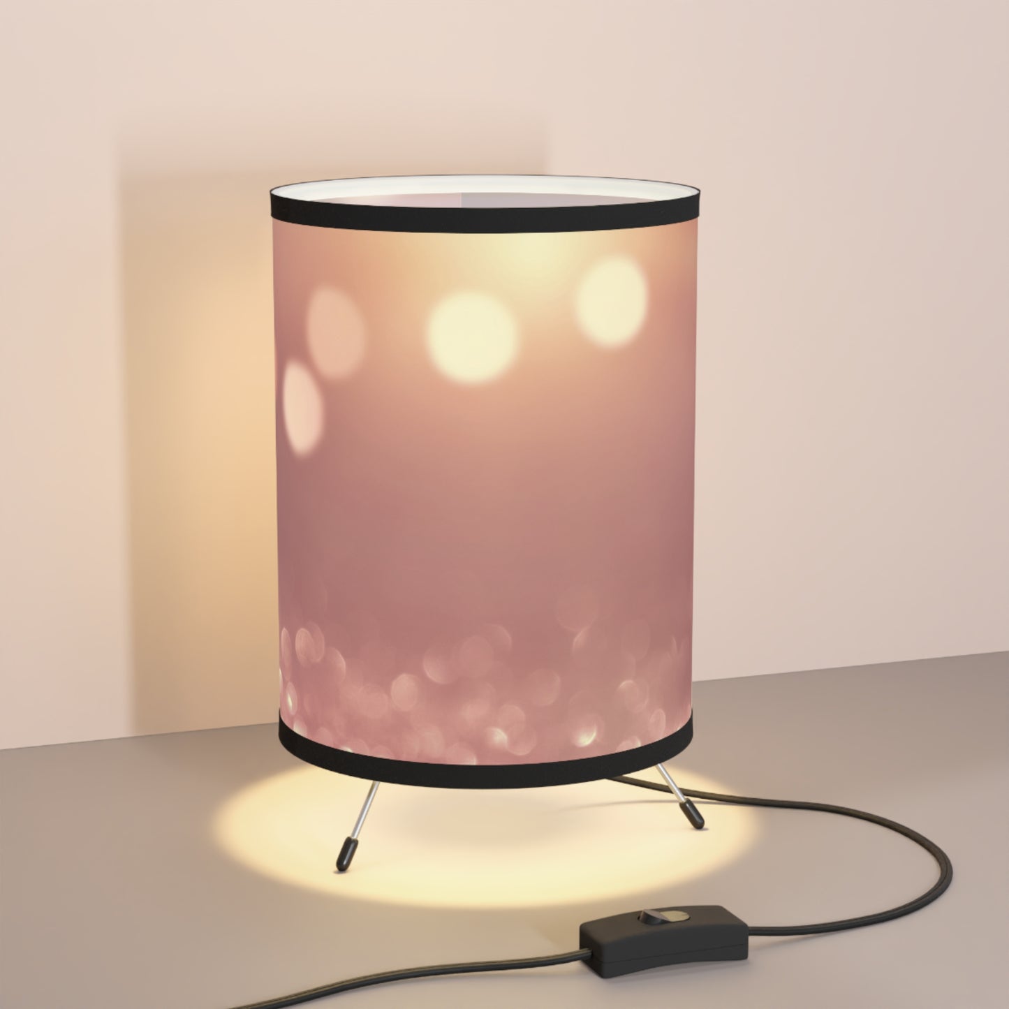 Tripod Lamp with High-Res Printed Shade, US\CA plug