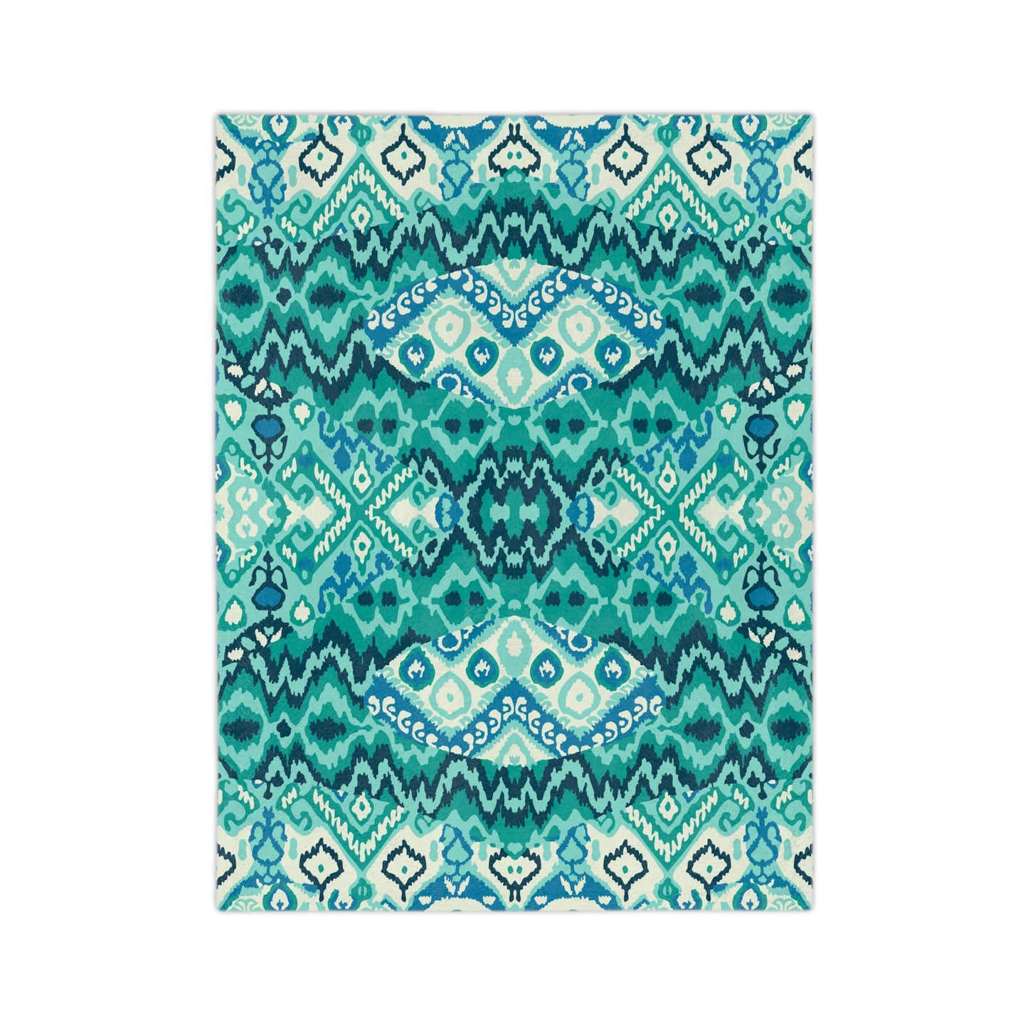 Velveteen Minky Blanket Adult/Teen/Baby Accessories Decor Beautiful Teal-Green Design