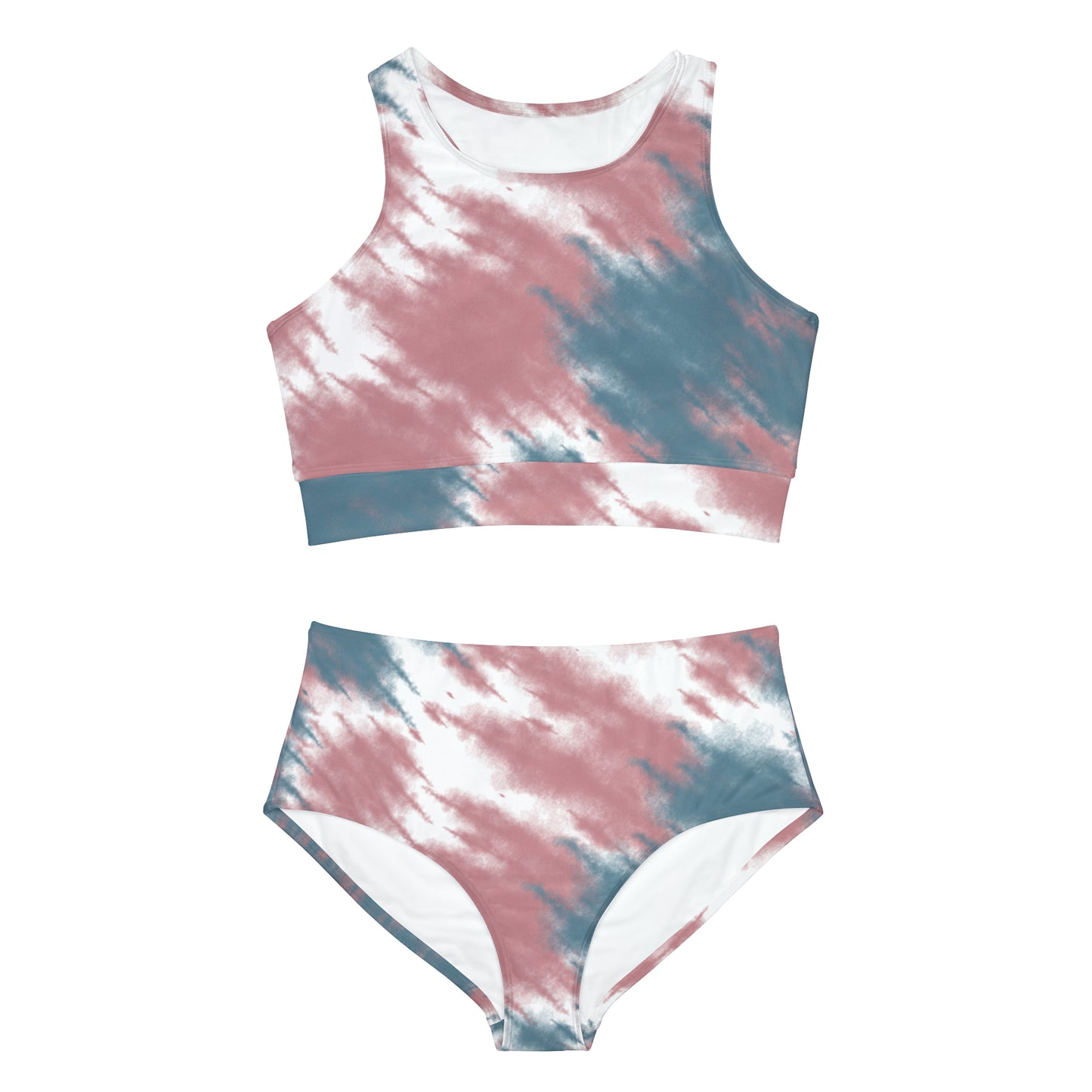 Sporty Bikini Set (AOP) Unisex Adult/Teen Activewear