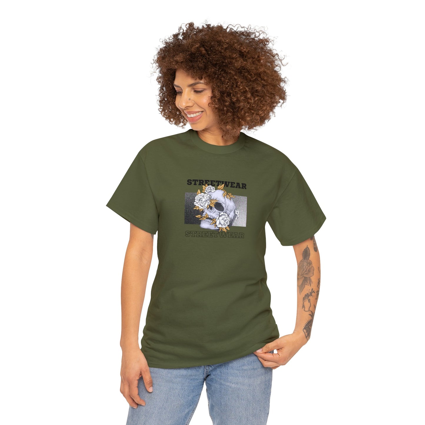 Unisex Heavy Cotton Tee Adult/Teen Activewear Shirt Comes In Many Colors