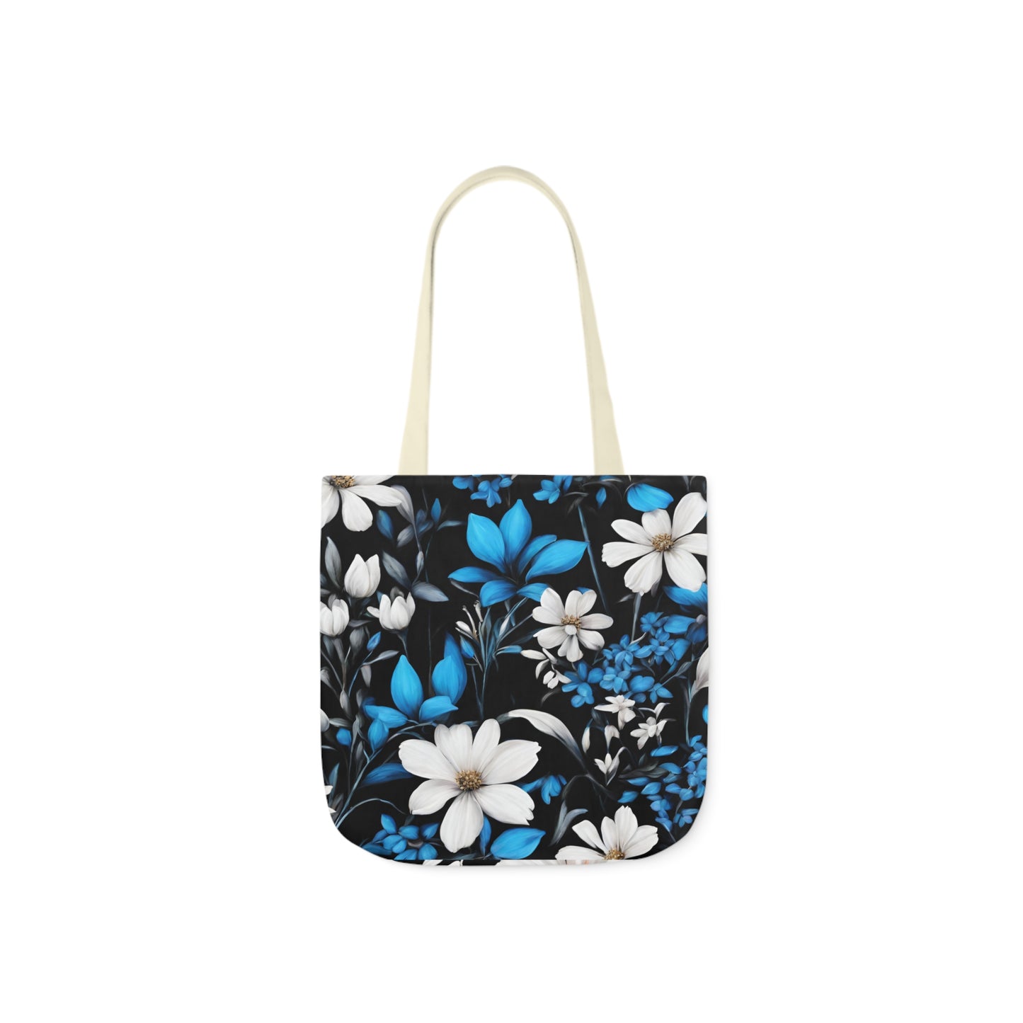 Polyester Canvas Tote Bag (AOP) Two Different Designs On Each Side Two Bags In One Adult Accessories