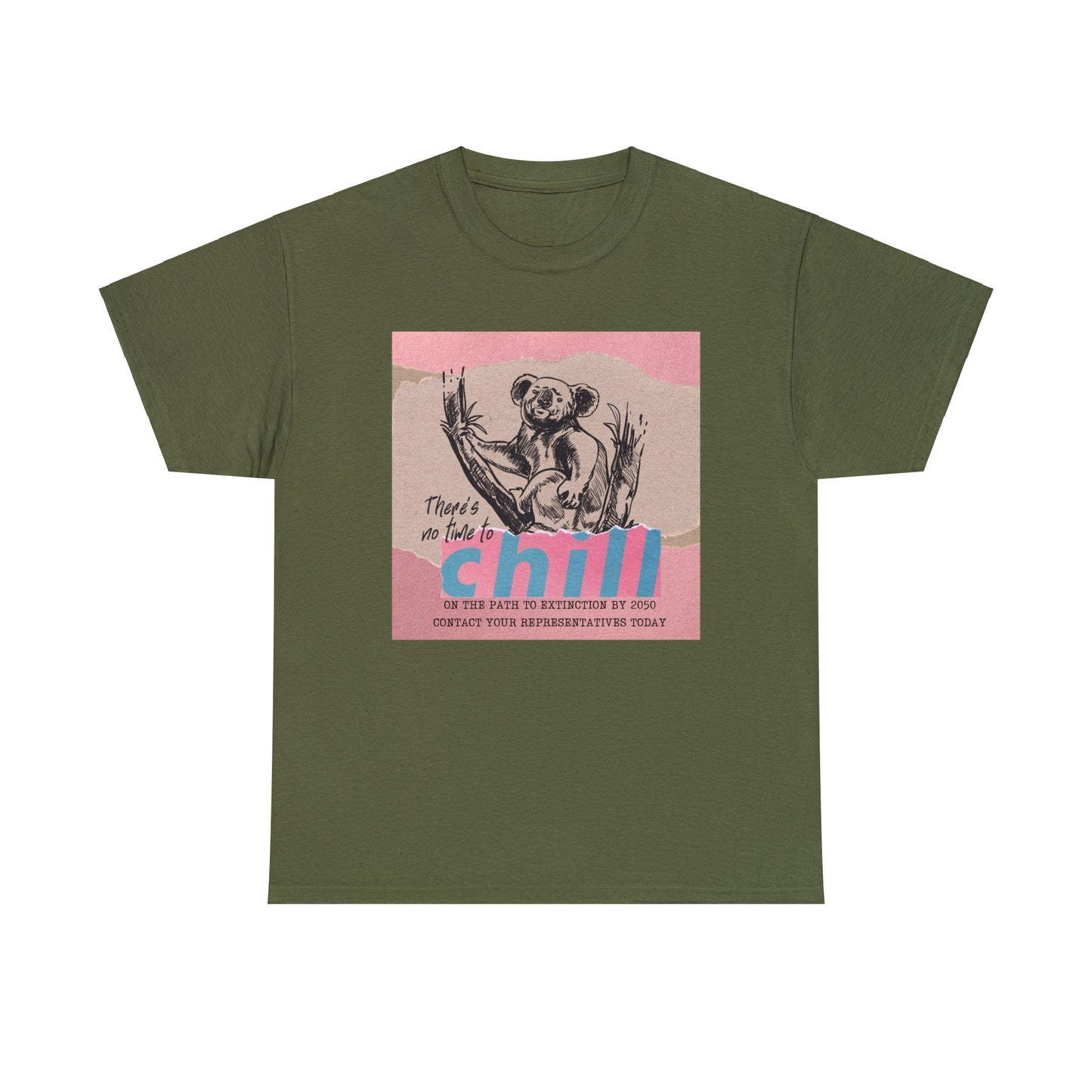 Unisex Heavy Cotton Tee Adult/Teen/Kids Comes In Many Colors Great Quality Cheap Prices Activewear Save The Koala's