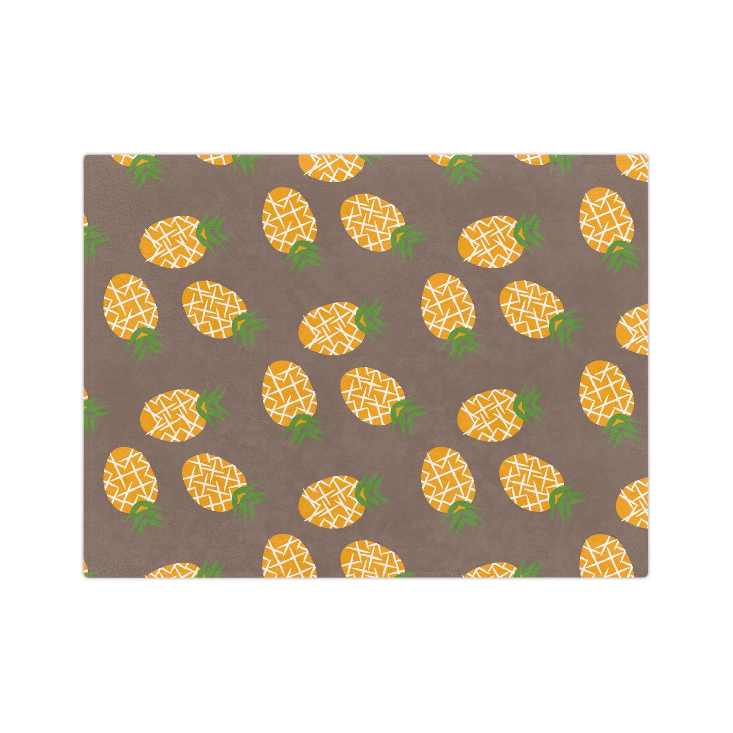 Velveteen Minky Blanket Pineapple Blanket For Kids/Adult/Babies