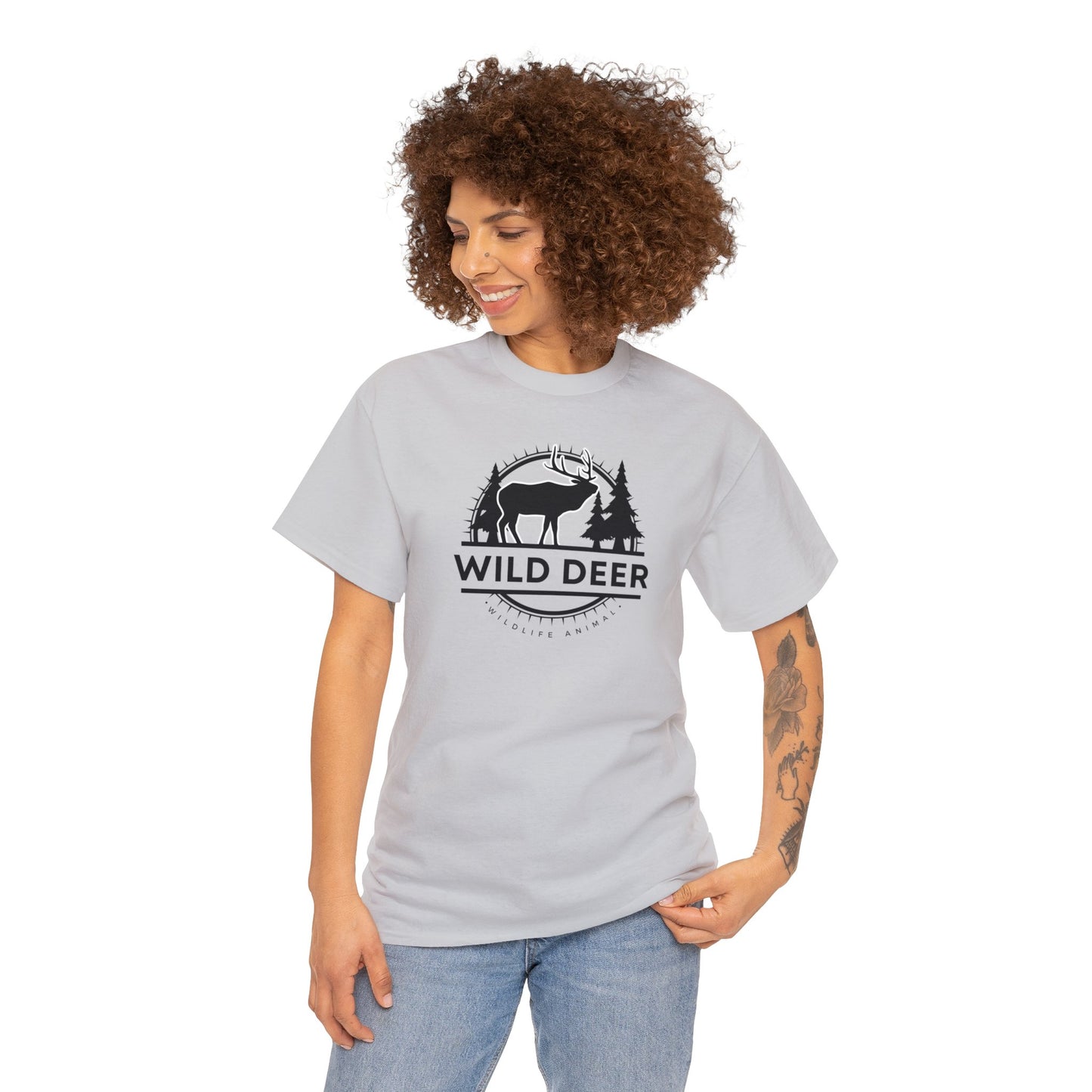 Unisex Heavy Cotton Tee Adult/Teen Wildlife Lover Activewear Shirt Comes In Many Colors