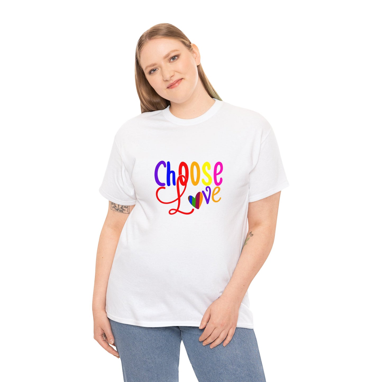 Unisex Heavy Cotton Tee Adult/Teen Activewear Comes In Two Colors