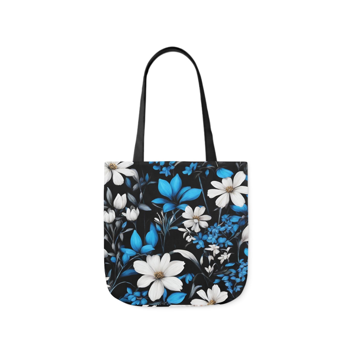 Polyester Canvas Tote Bag (AOP) Two Different Designs On Each Side Two Bags In One Adult Accessories