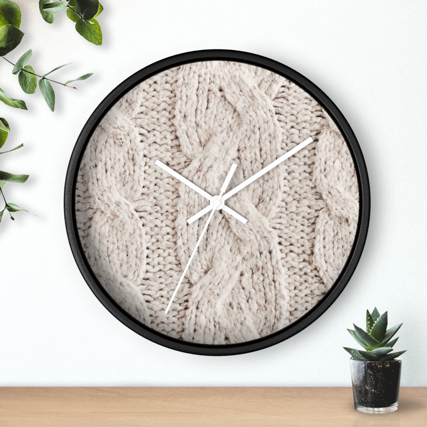 Wall Clock Has Matching Set