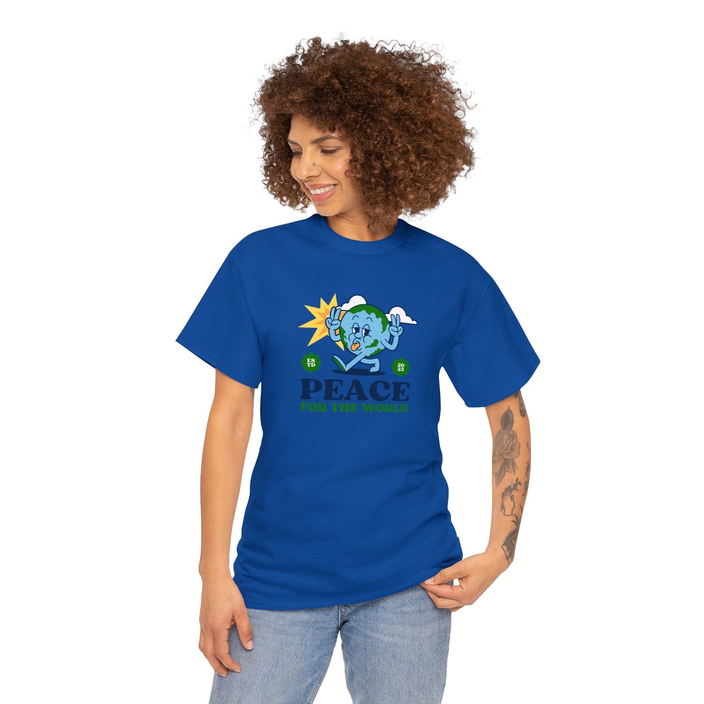 Unisex Heavy Cotton Tee Adult/Teen Activewear Shirt Comes In Many Colors