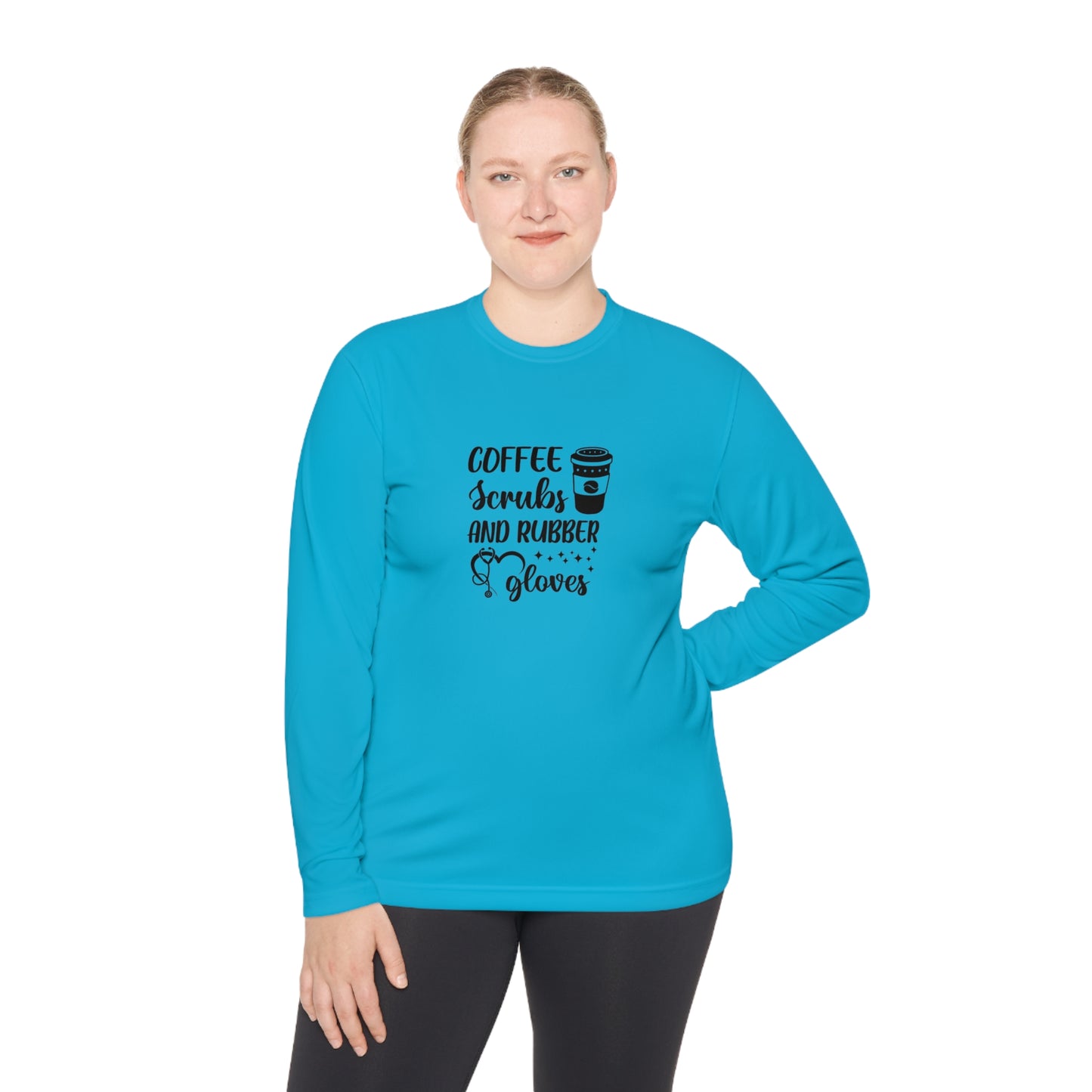 Unisex Lightweight Long Sleeve Tee Adult Activewear Comes In Various Colors