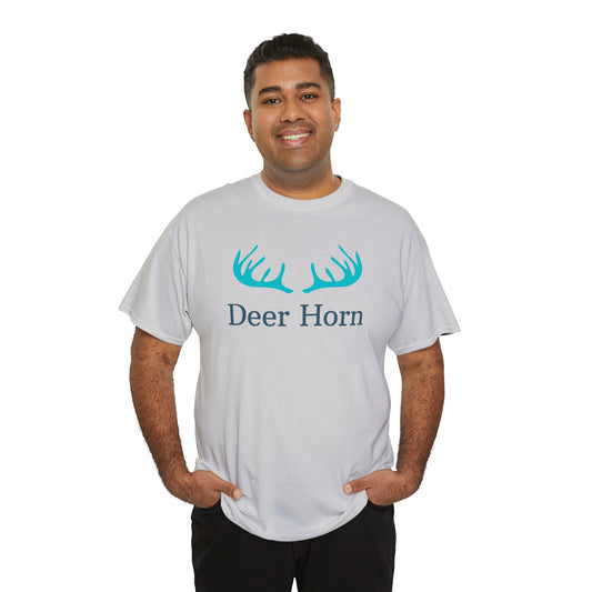 Unisex Heavy Cotton Tee Adult/Teen Activewear Deer Horn For The Avid Hunter Hunter Lover Shirt Comes In Many Colors