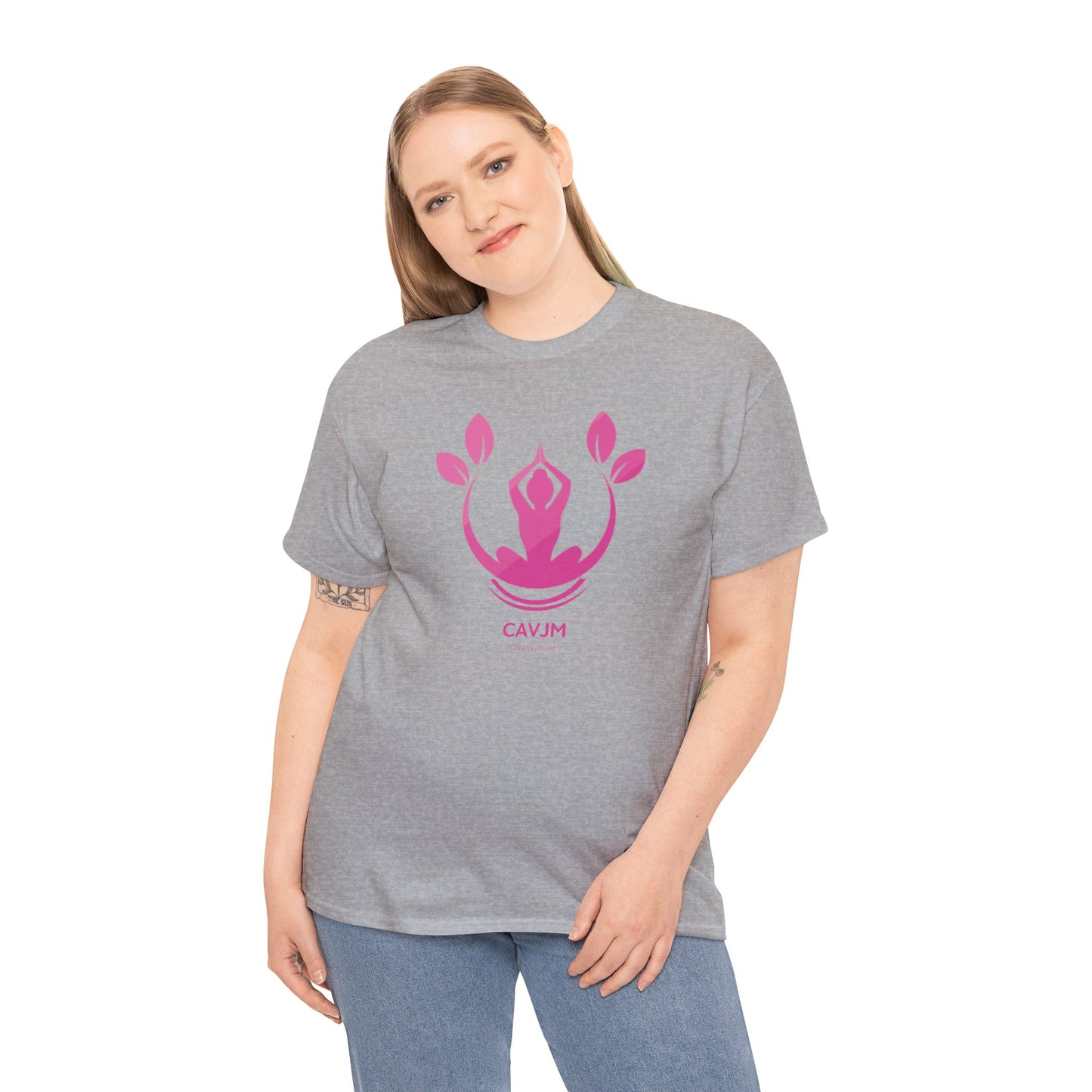 Unisex Heavy Cotton Tee Adult/Teen Activewear Yoga Lovers Shirt Comes In Many Colors