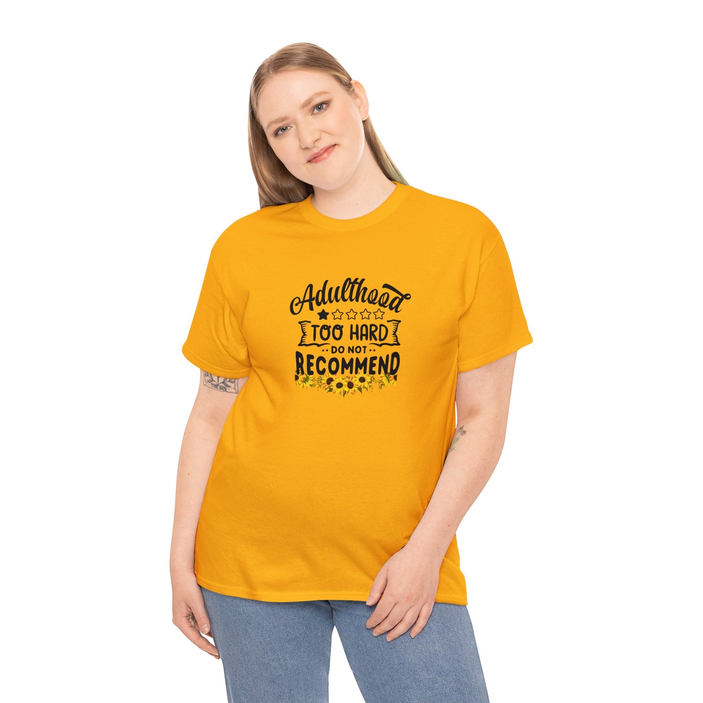 Unisex Heavy Cotton Tee  Adult/Teen Activewear Comes In Various Colors