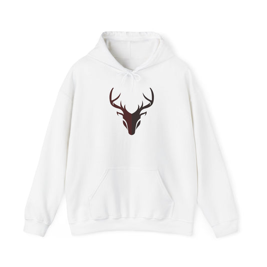 Unisex Heavy Blend™ Hooded Sweatshirt Adult Activewear Deer Head