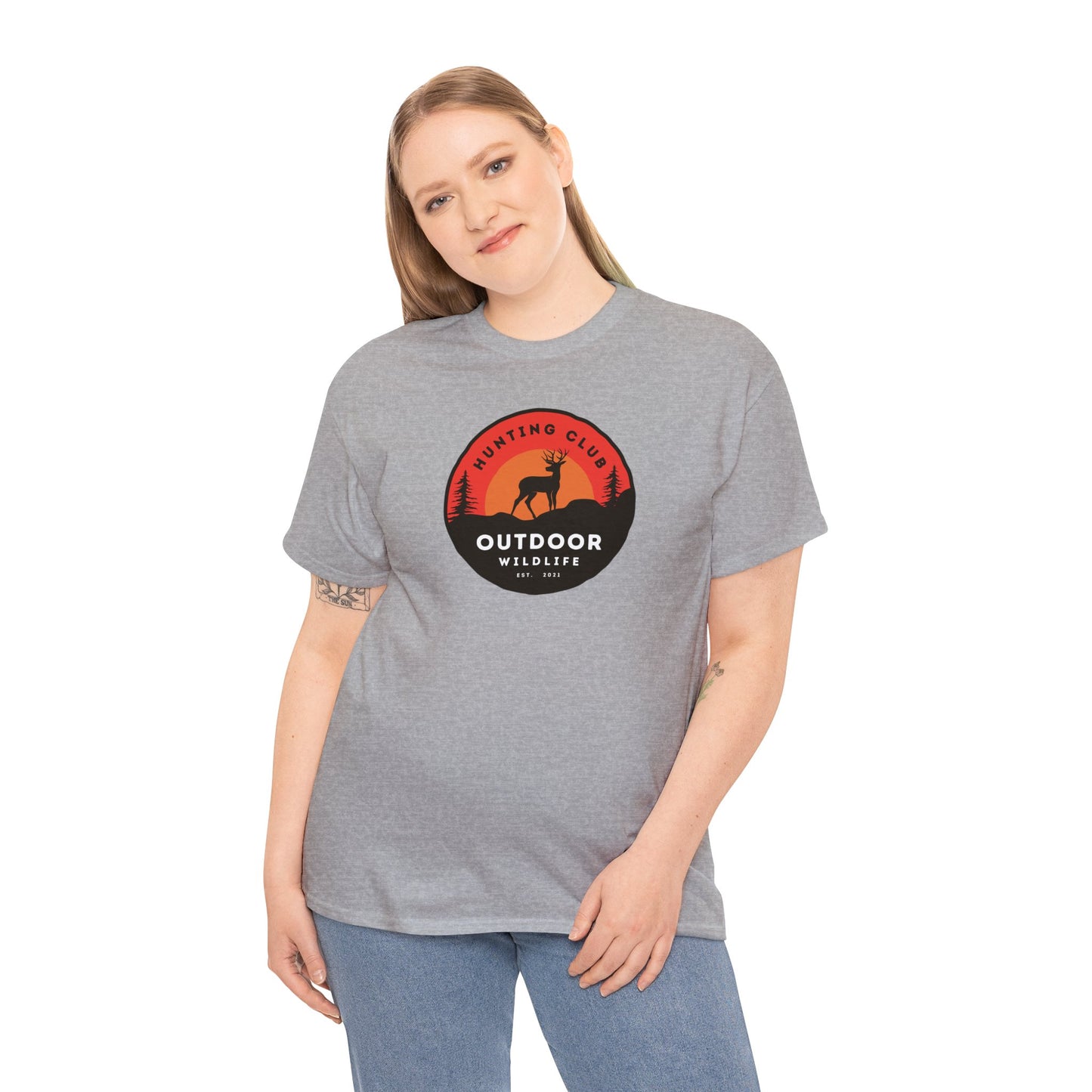 Unisex Heavy Cotton Tee Adult/Teen Activewear For That Outdoor Lover Shirt Comes In Many Colors