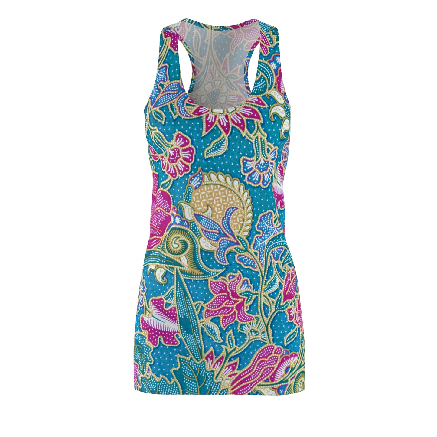 Women's Cut & Sew Racerback Dress (AOP)