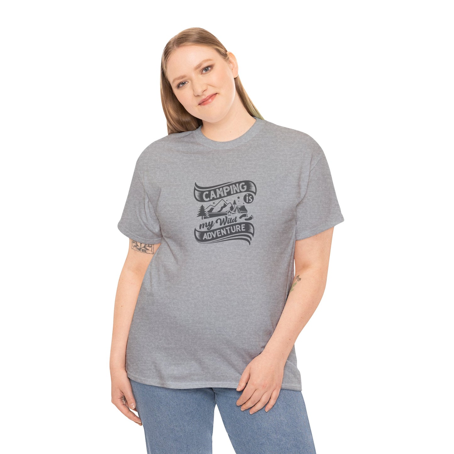 Unisex Heavy Cotton Tee Adult/Teen Activewear Good Quality Material Comes In Many Colors