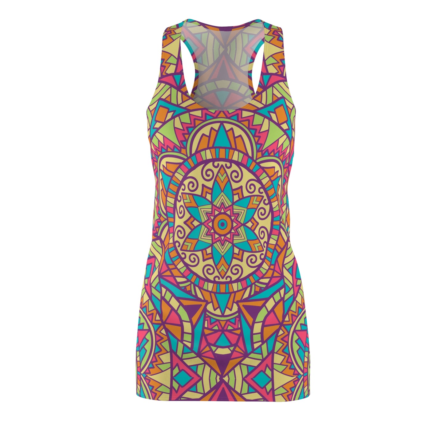 Women's Cut & Sew Racerback Dress (AOP)