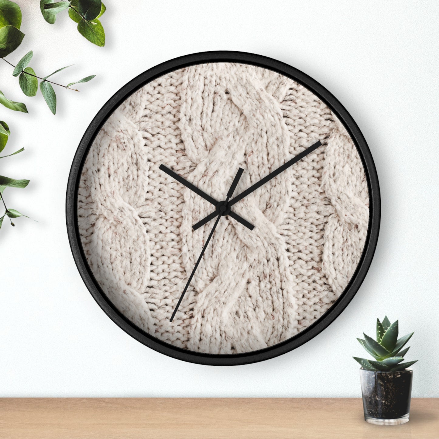 Wall Clock Has Matching Set