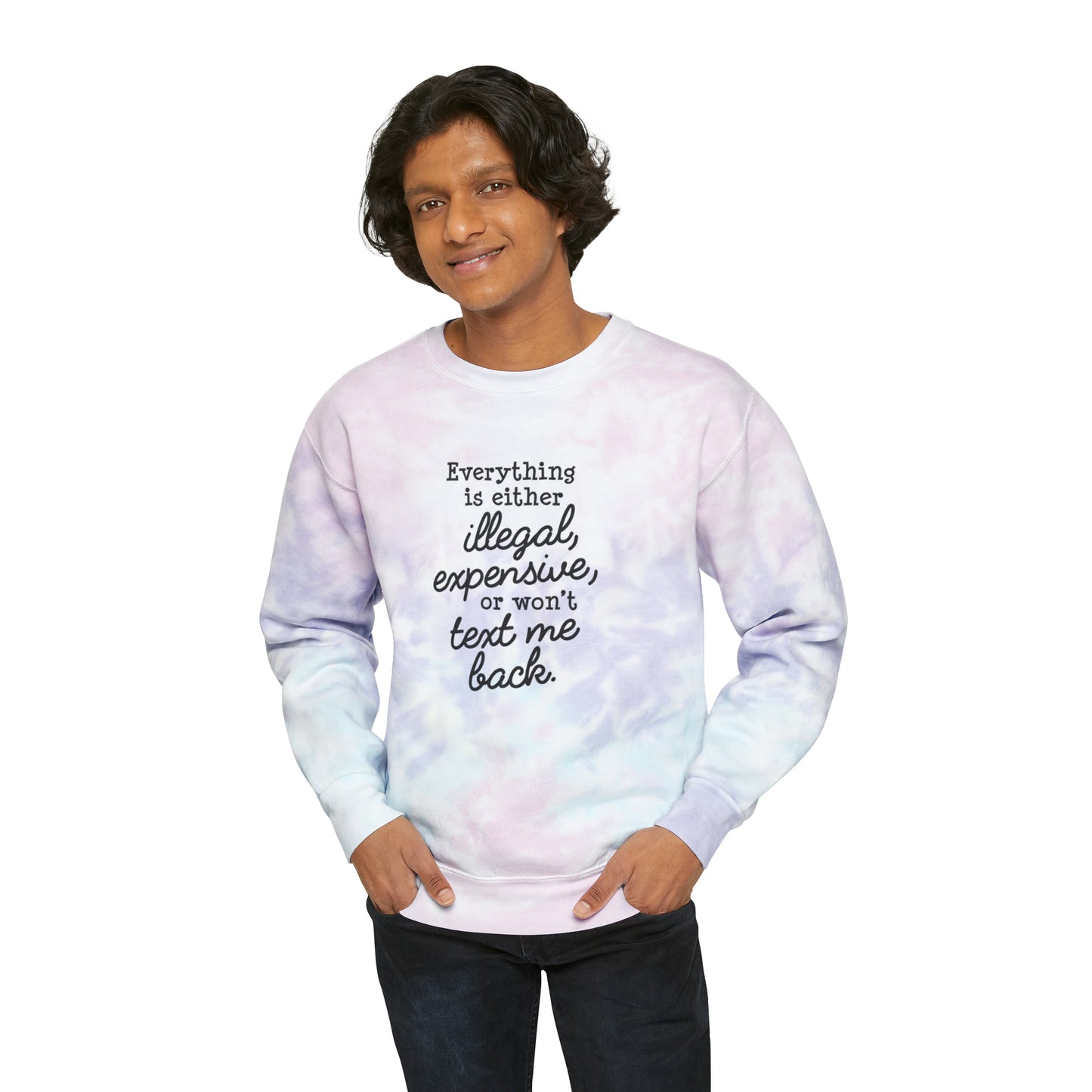 Unisex Tie-Dye Sweatshirt Adult/Teen Activewear