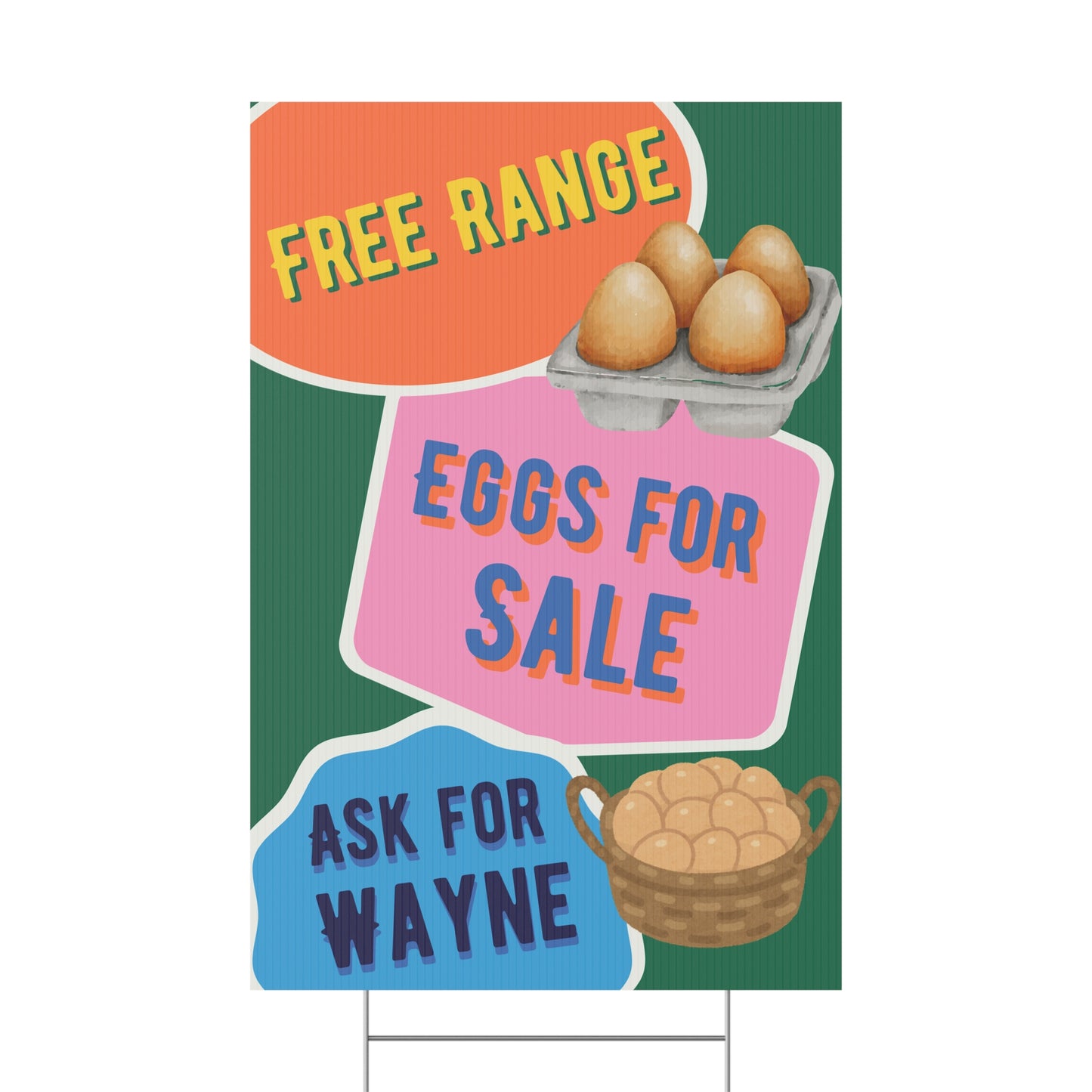 Plastic Yard Sign 24 x 36