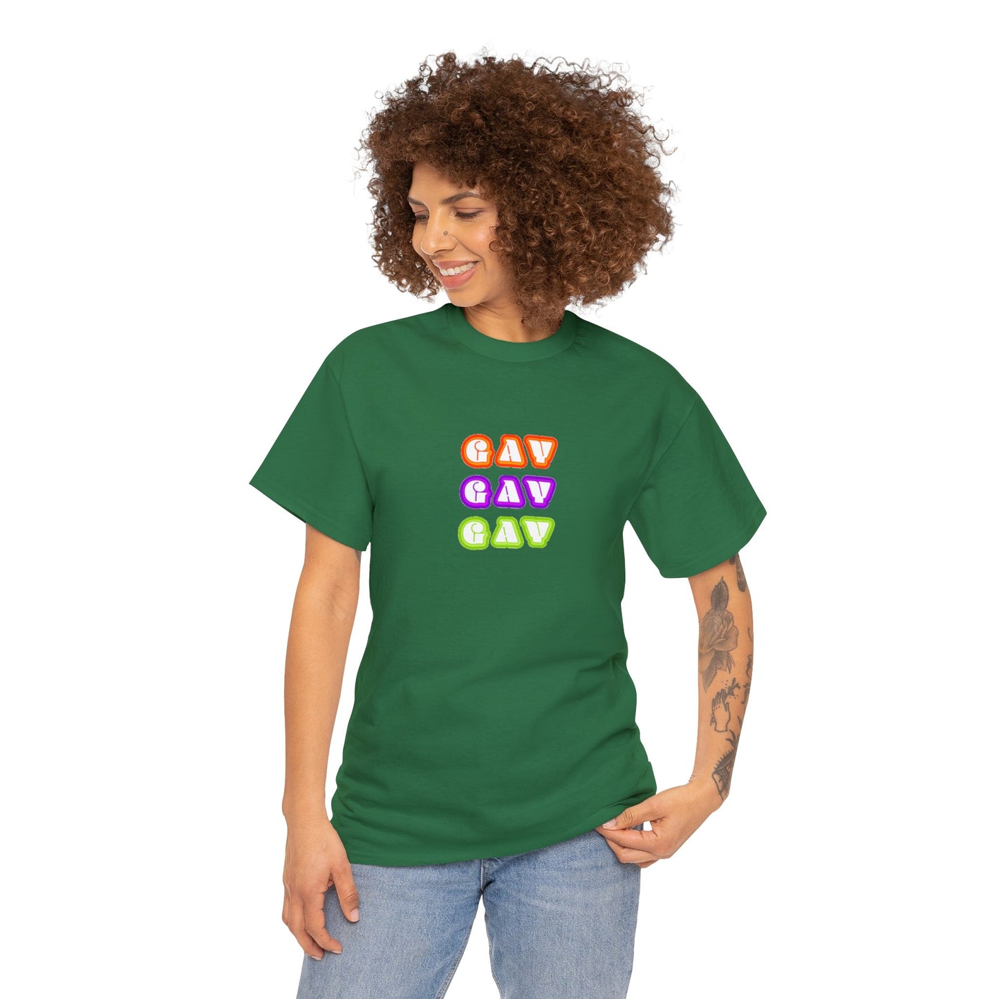 Unisex Heavy Cotton Tee Adult/Teen Activewear Comes In Many Colors