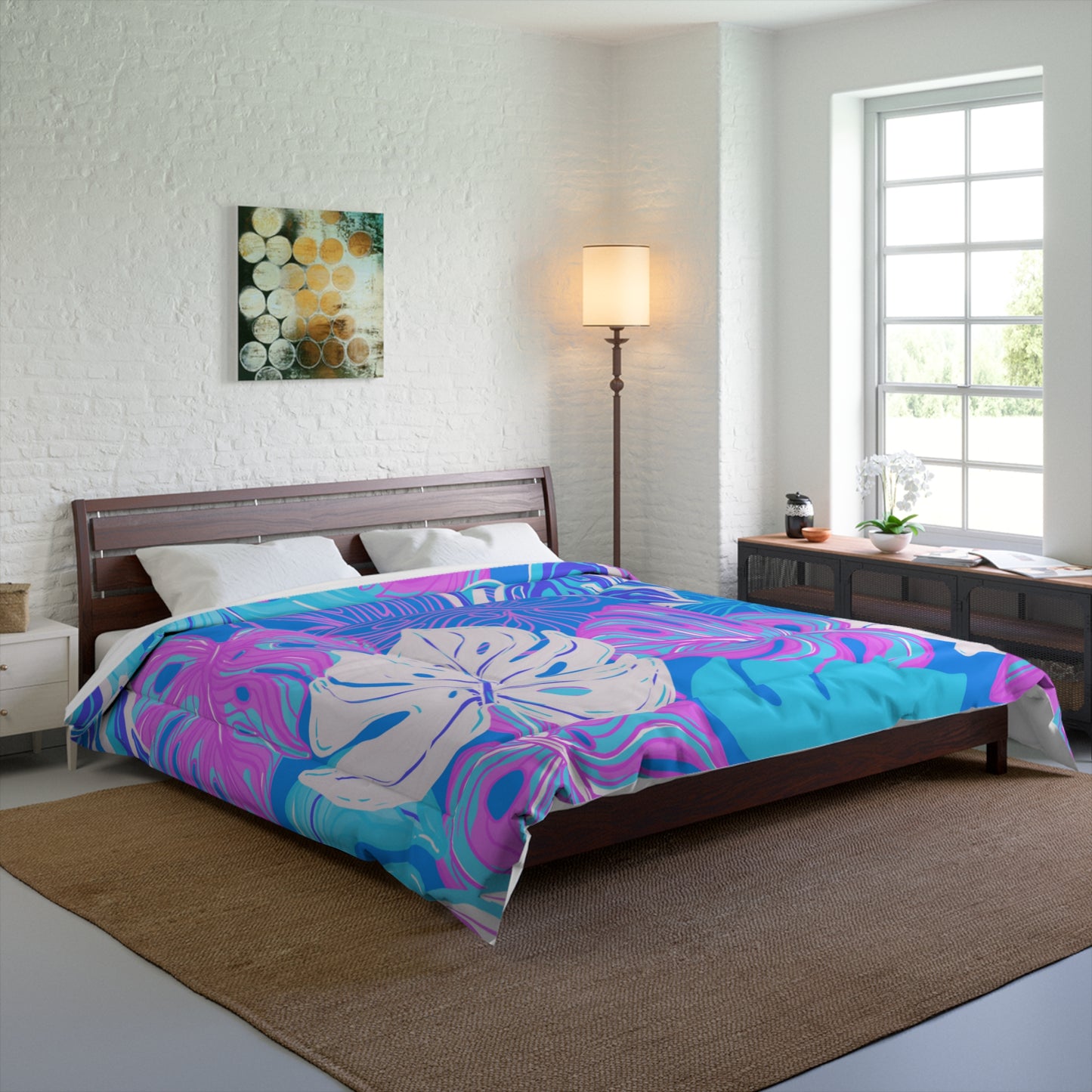 Comforter ADULT/TEENS/CHILDREN PURPLE TURQUOISE BLANKET CUSTOMIZABLE tiffany.trillo@icloud.com