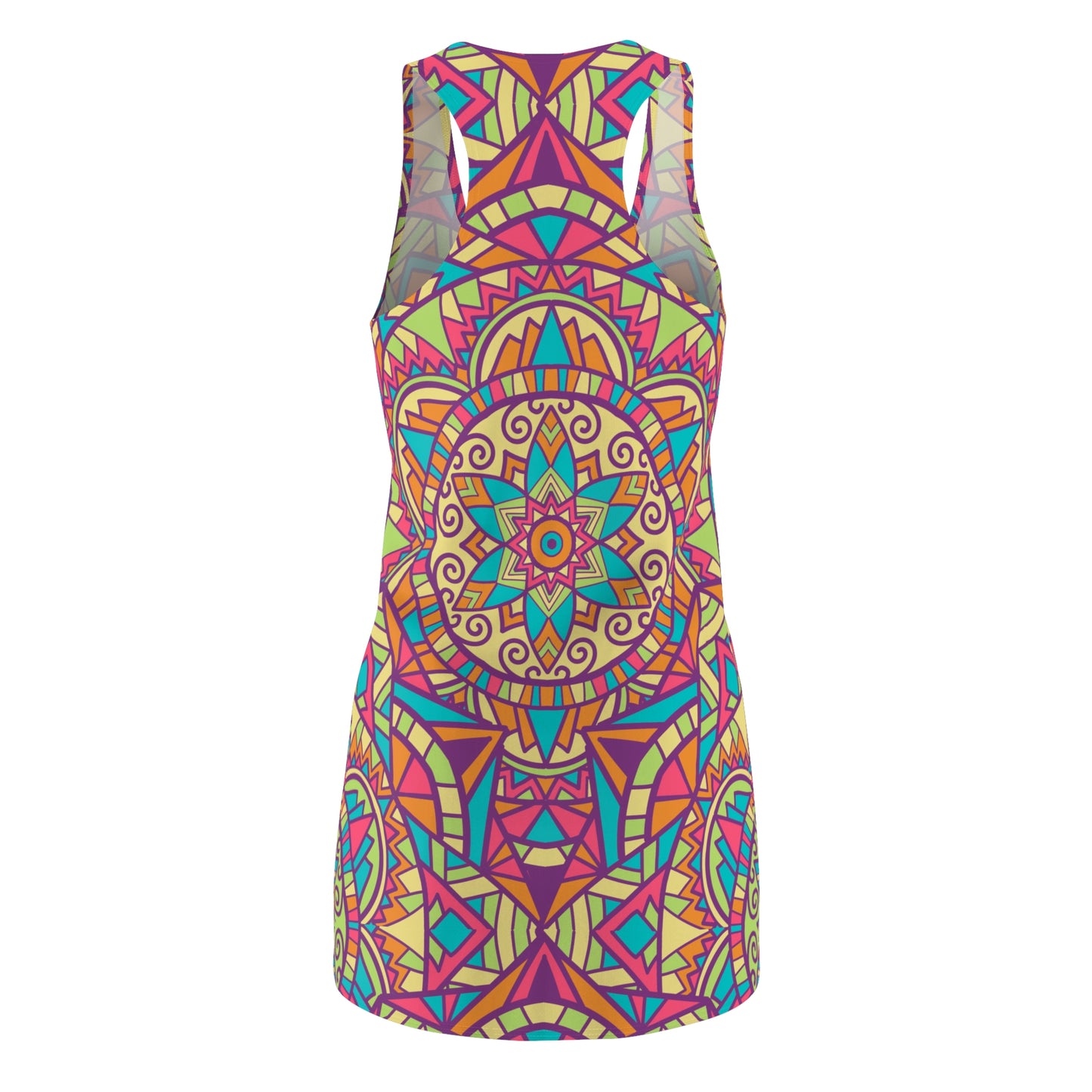 Women's Cut & Sew Racerback Dress (AOP)