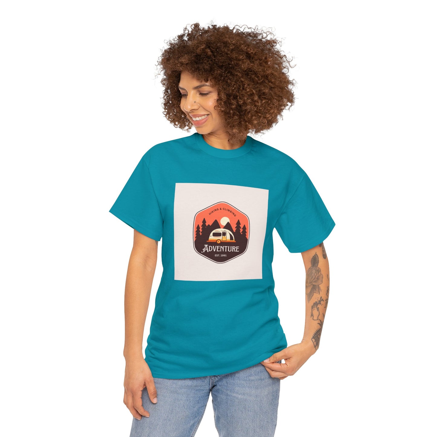 Unisex Heavy Cotton Tee Adult/Teen Activewear Shirt Comes In Many Colors