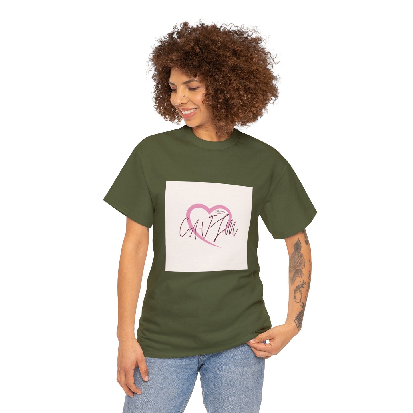 Unisex Heavy Cotton Tee Adult/Teen Activewear Shirt Comes In Many Colors