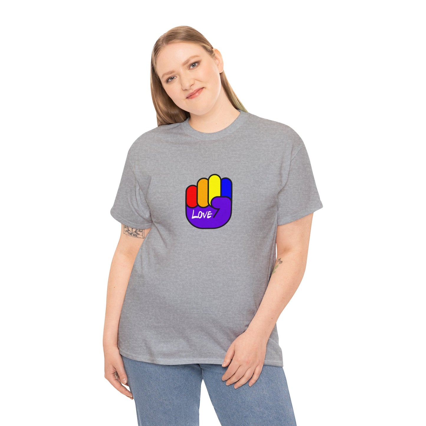 Unisex Heavy Cotton Tee Adult/Teen Activewear Comes In Two Colors