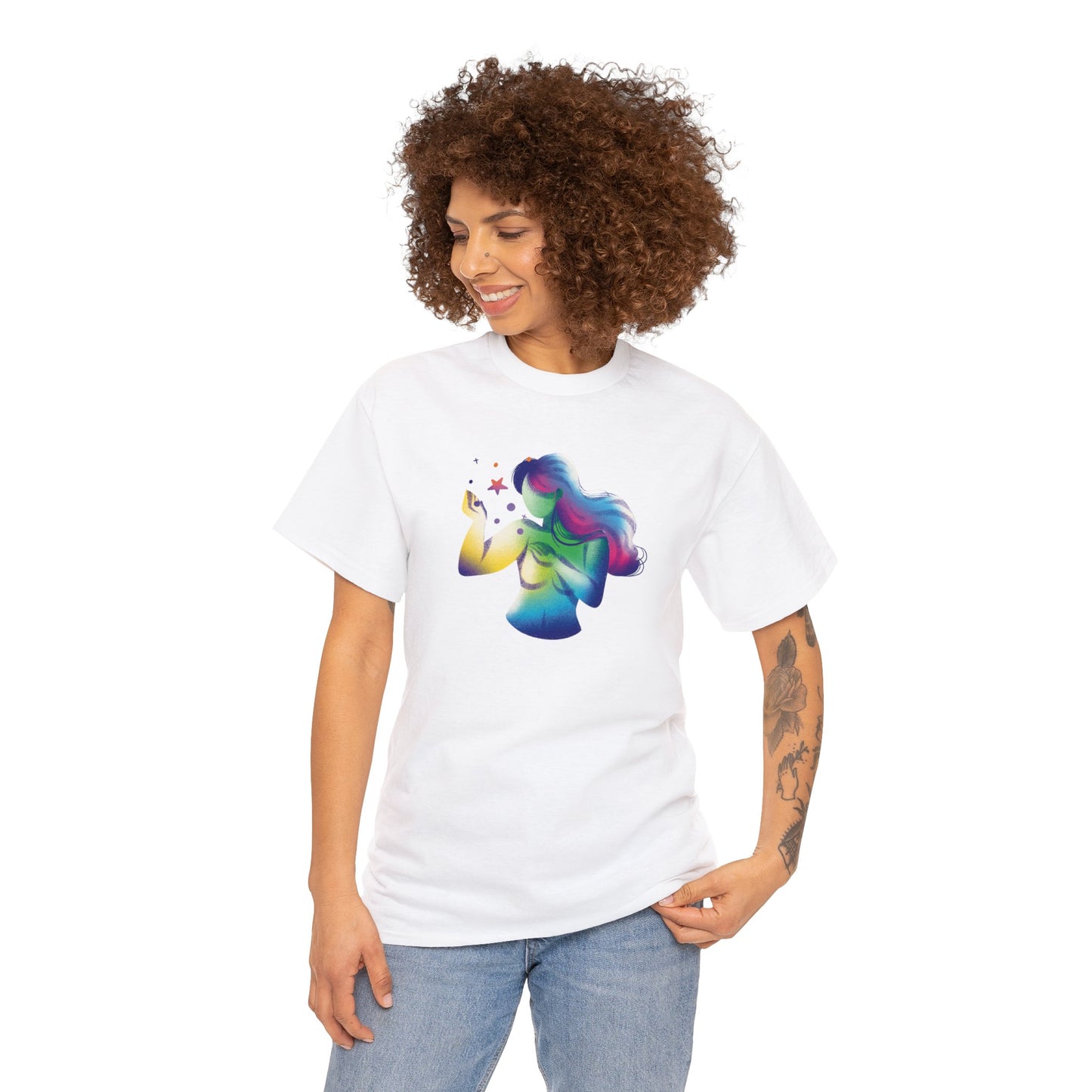 Unisex Heavy Cotton Tee Adult/Teen Activewear Shirt Comes In Many Colors