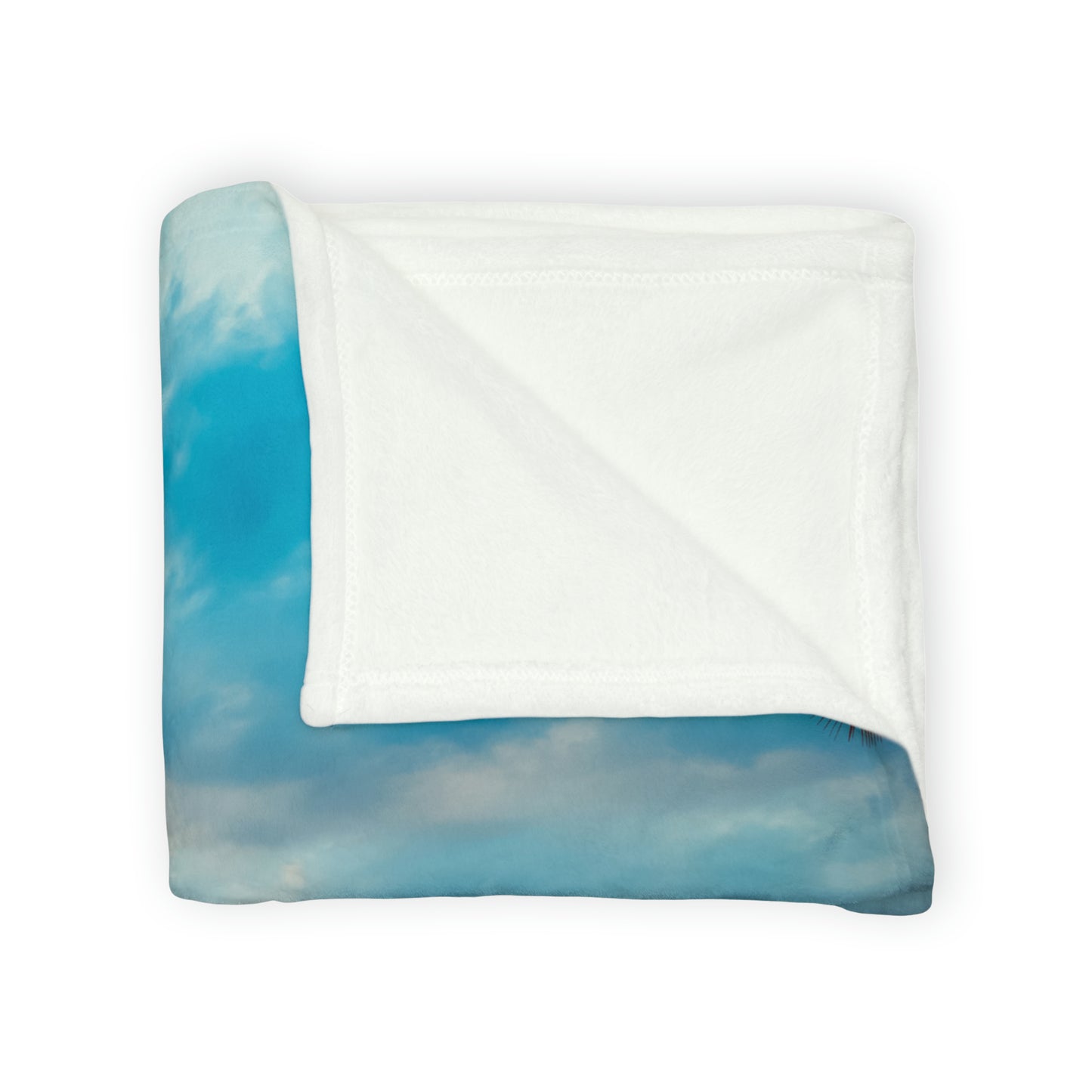 Soft Polyester Blanket Adult/Teen Sunset With Palm Trees Customizable Call 603-377-1833