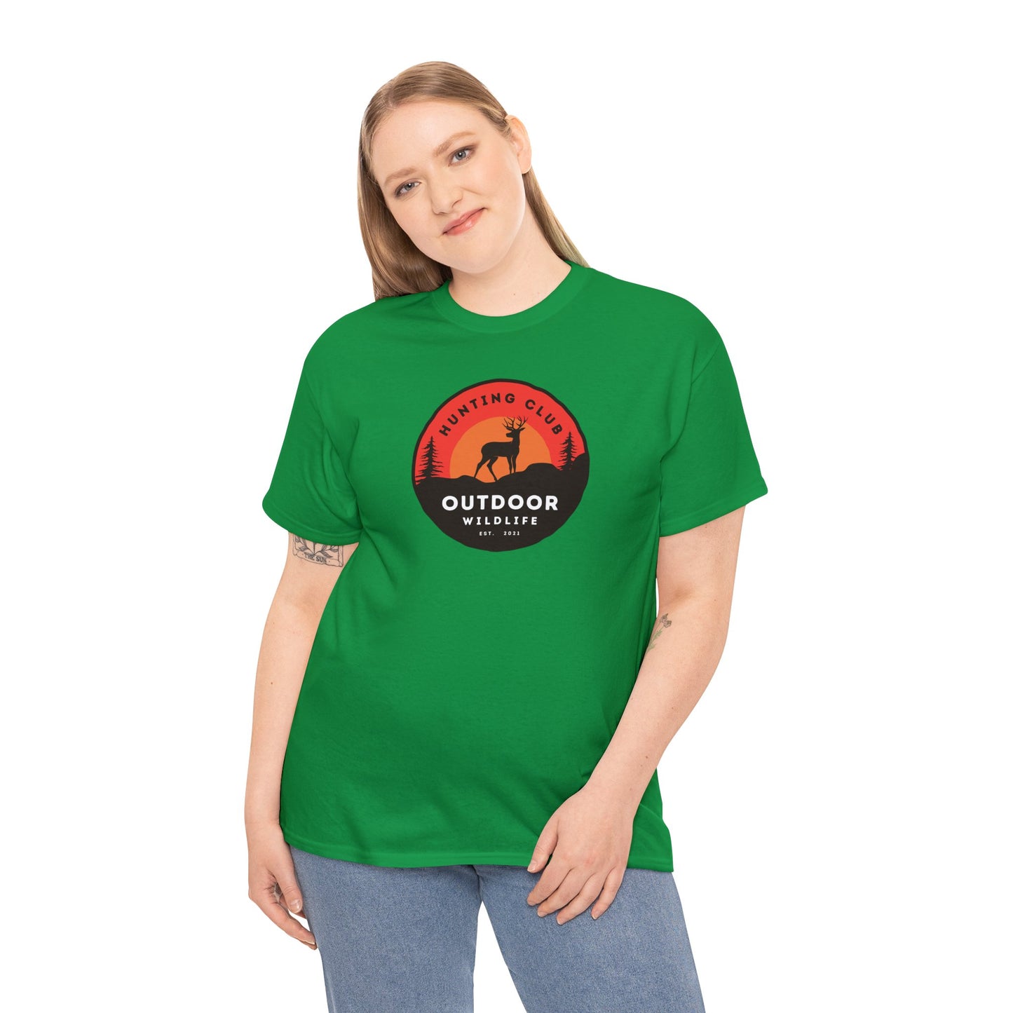 Unisex Heavy Cotton Tee Adult/Teen Activewear For That Outdoor Lover Shirt Comes In Many Colors