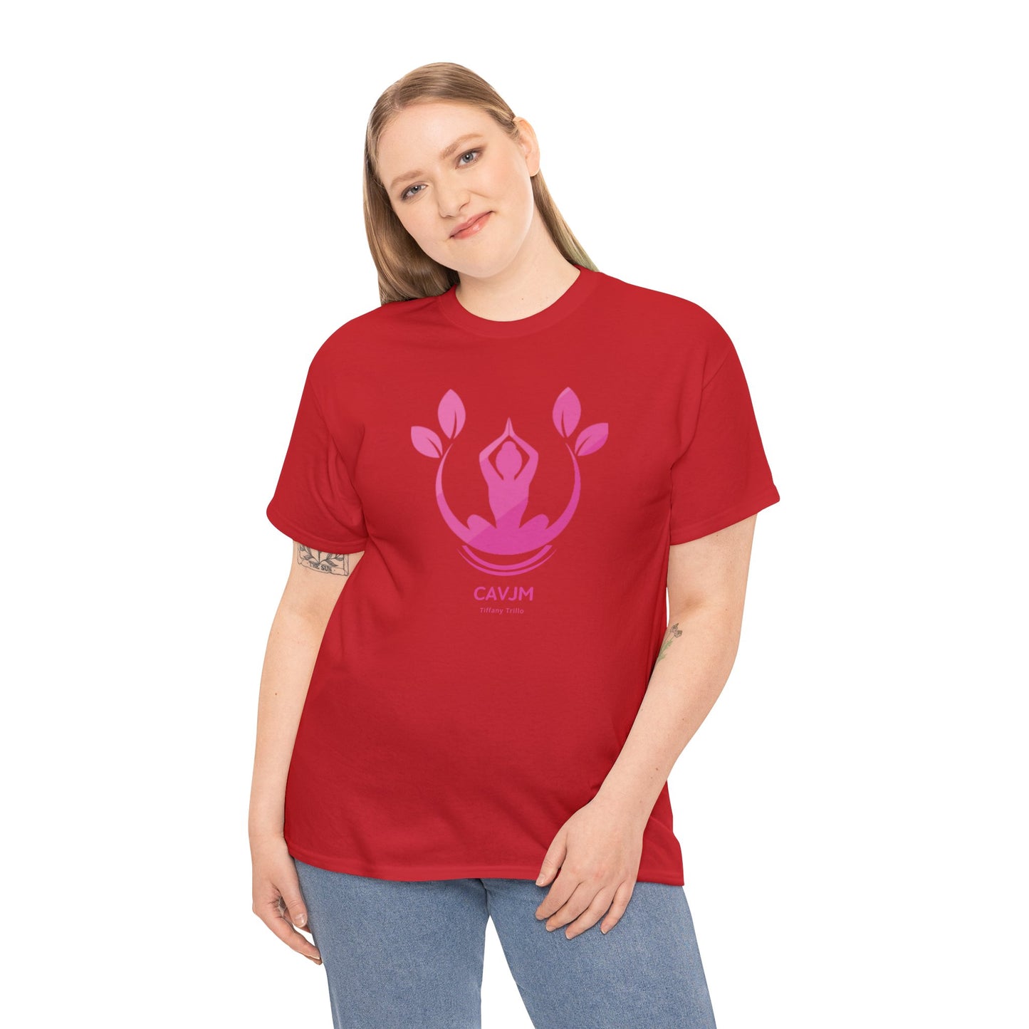 Unisex Heavy Cotton Tee Adult/Teen Activewear Yoga Lovers Shirt Comes In Many Colors