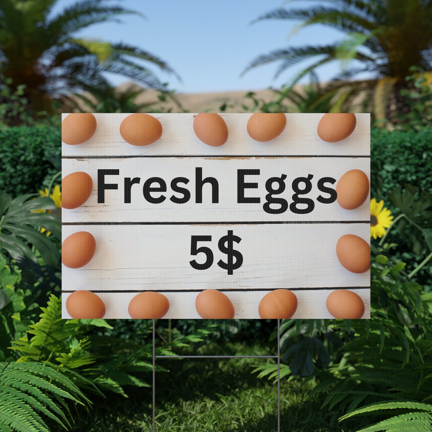 Plastic Yard Sign 36 x 24