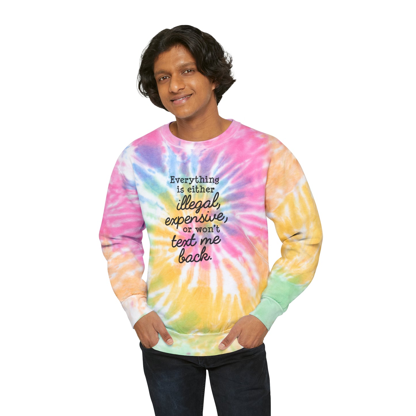 Unisex Tie-Dye Sweatshirt Adult/Teen Activewear