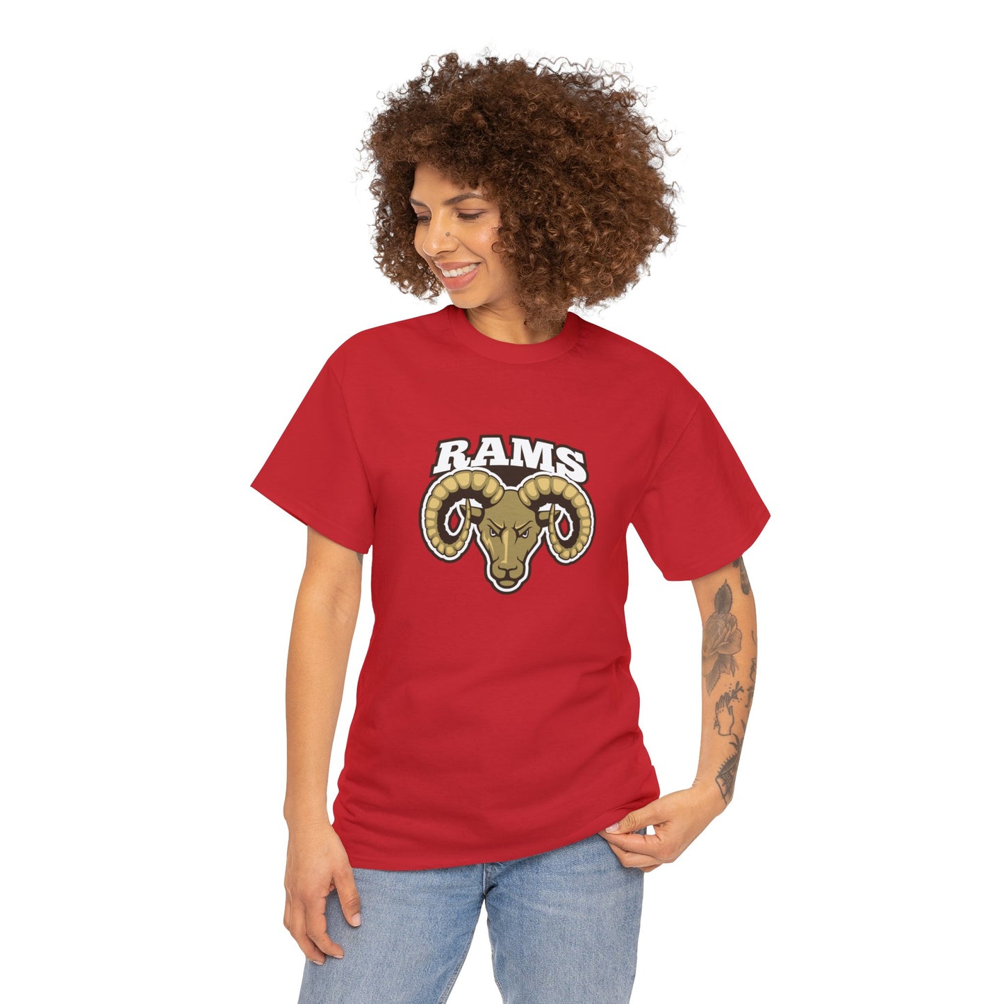 Unisex Heavy Cotton Tee Adult/Teen Activewear College Generic Team Shirt Comes In Many Colors