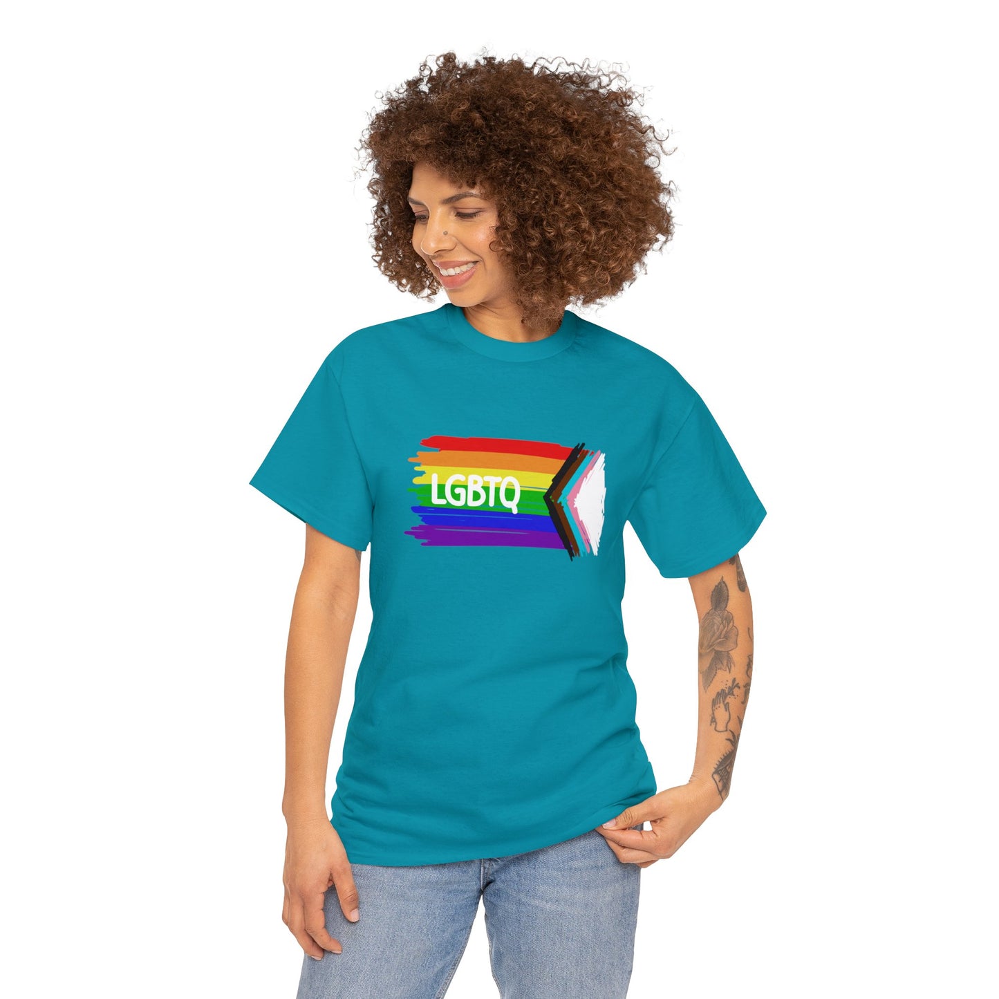 Unisex Heavy Cotton Tee Adult/Teen Activewear Celebrate Pride