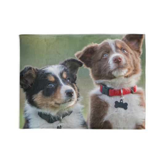 Soft Polyester Blanket Teen/Kids Accessories Decor Puppies Blanket For Those Puppy Lovers