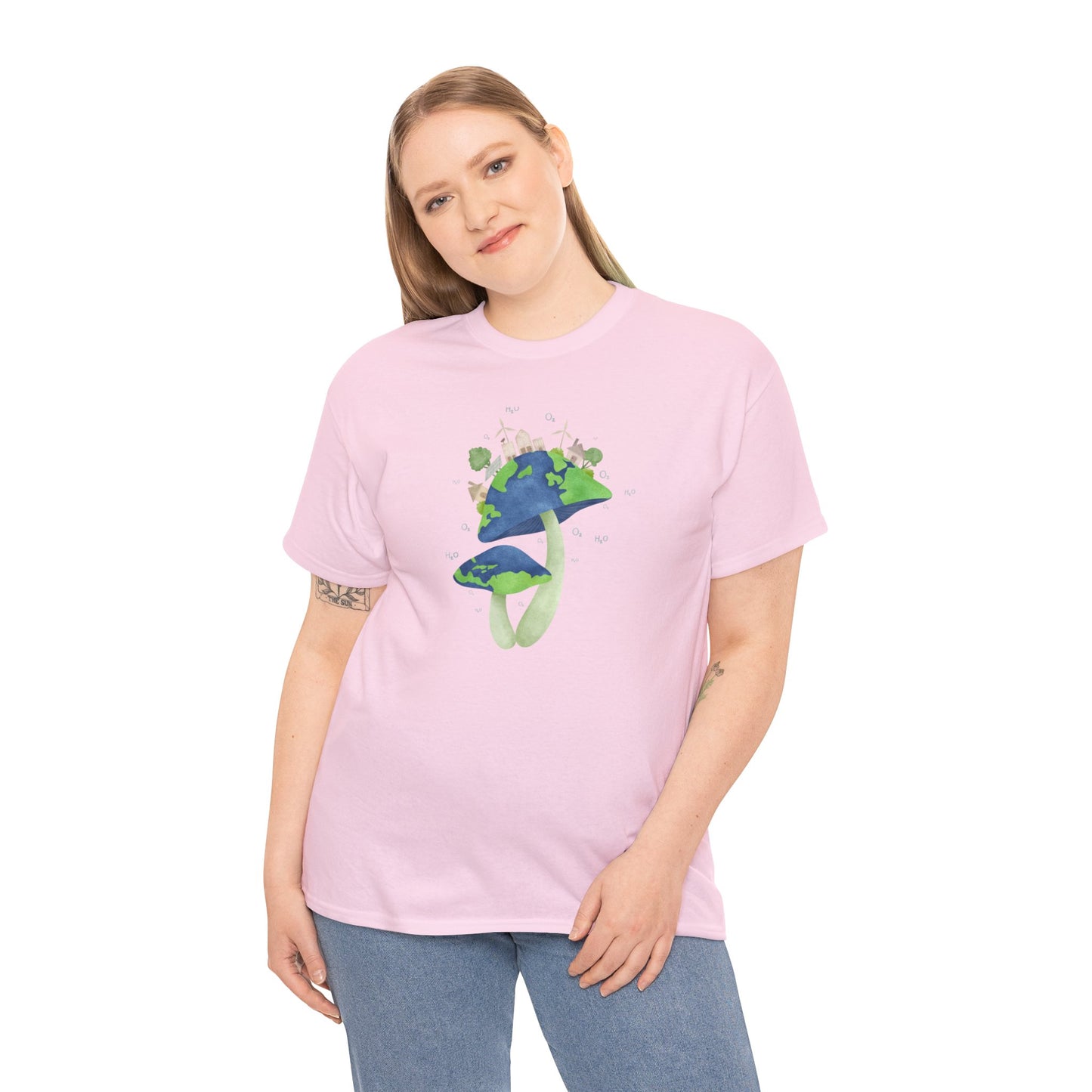 Unisex Heavy Cotton Tee Adult/Teen Activewear Shirt Comes In Many Colors