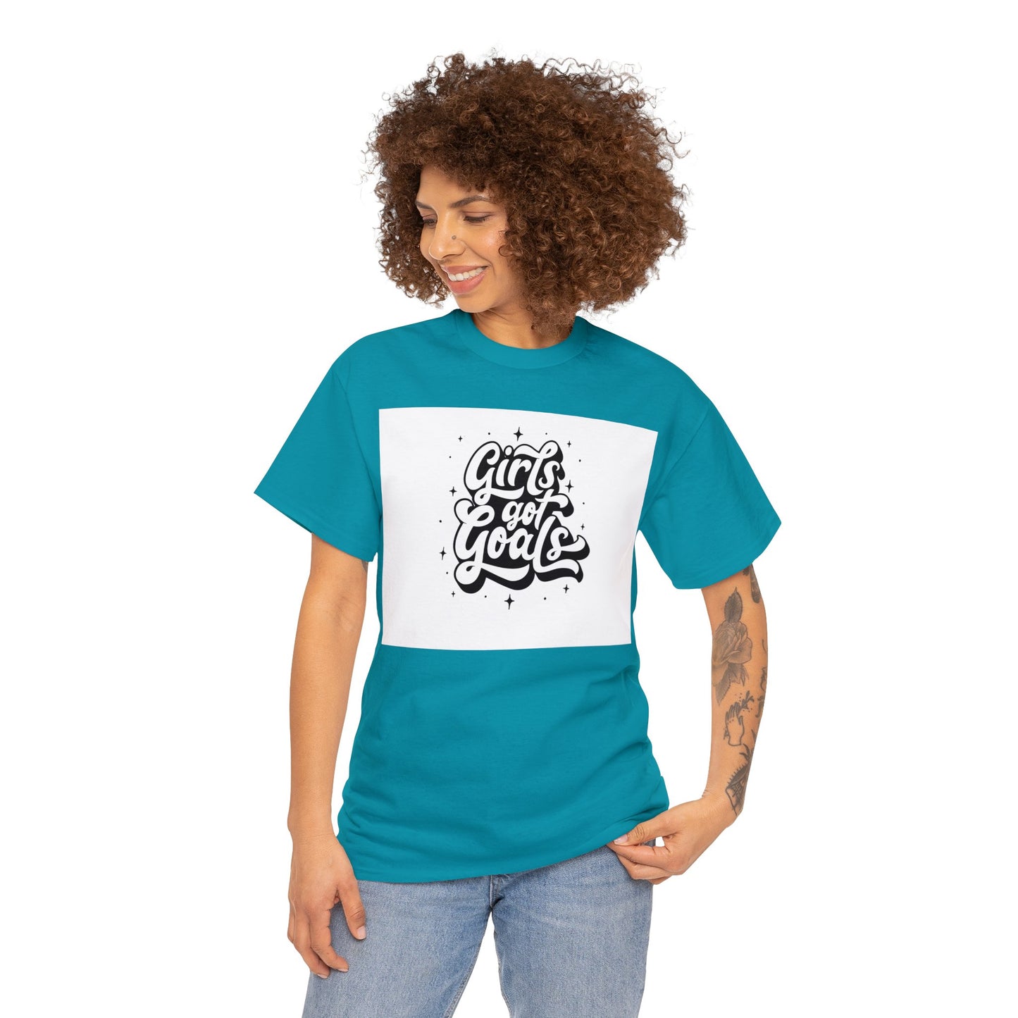 Unisex Heavy Cotton Tee Adult/Teen Activewear Shirt Comes In Many Colors