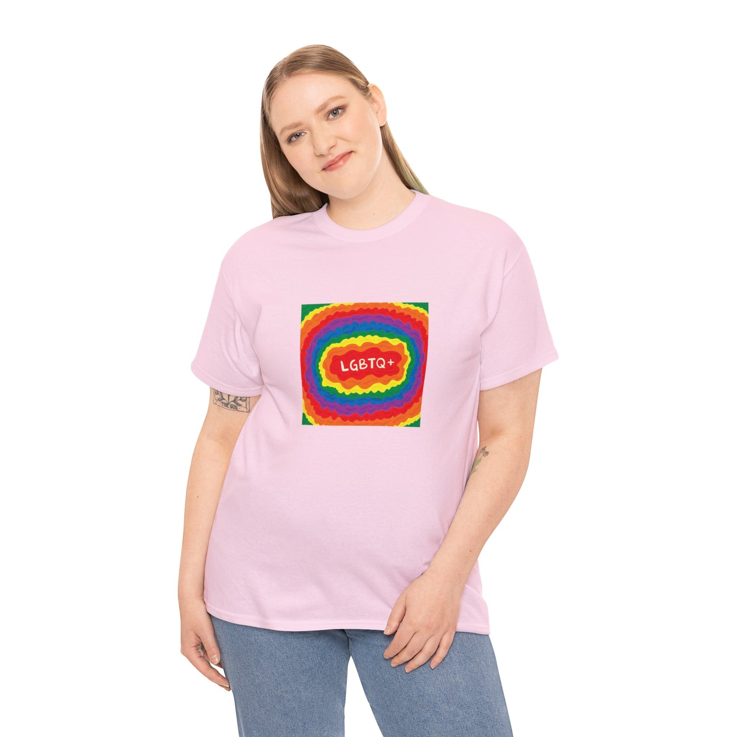 Unisex Heavy Cotton Tee Adult/Teen Activewear Comes In Various Colors