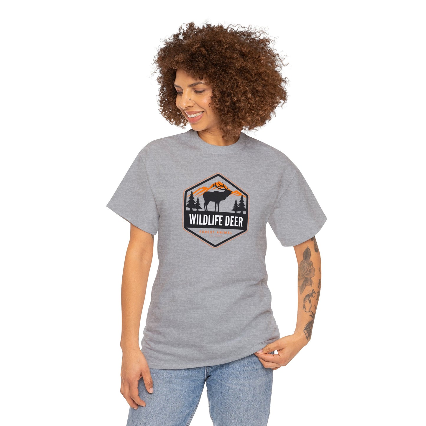 Unisex Heavy Cotton Tee Adult/Teen For That Outdoorsman Activewear Shirt Comes In Many Colors