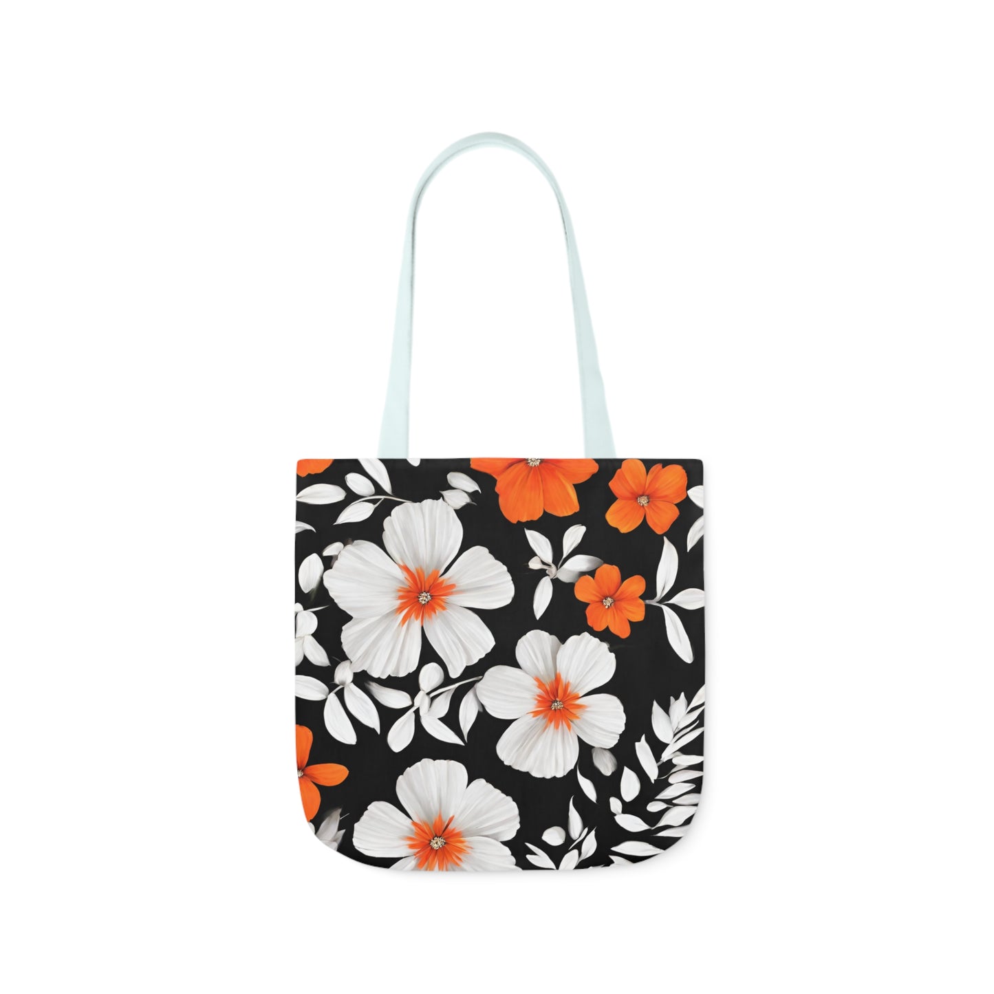 Polyester Canvas Tote Bag (AOP) Two Different Designs On Each Side Two Bags In One Adult Accessories