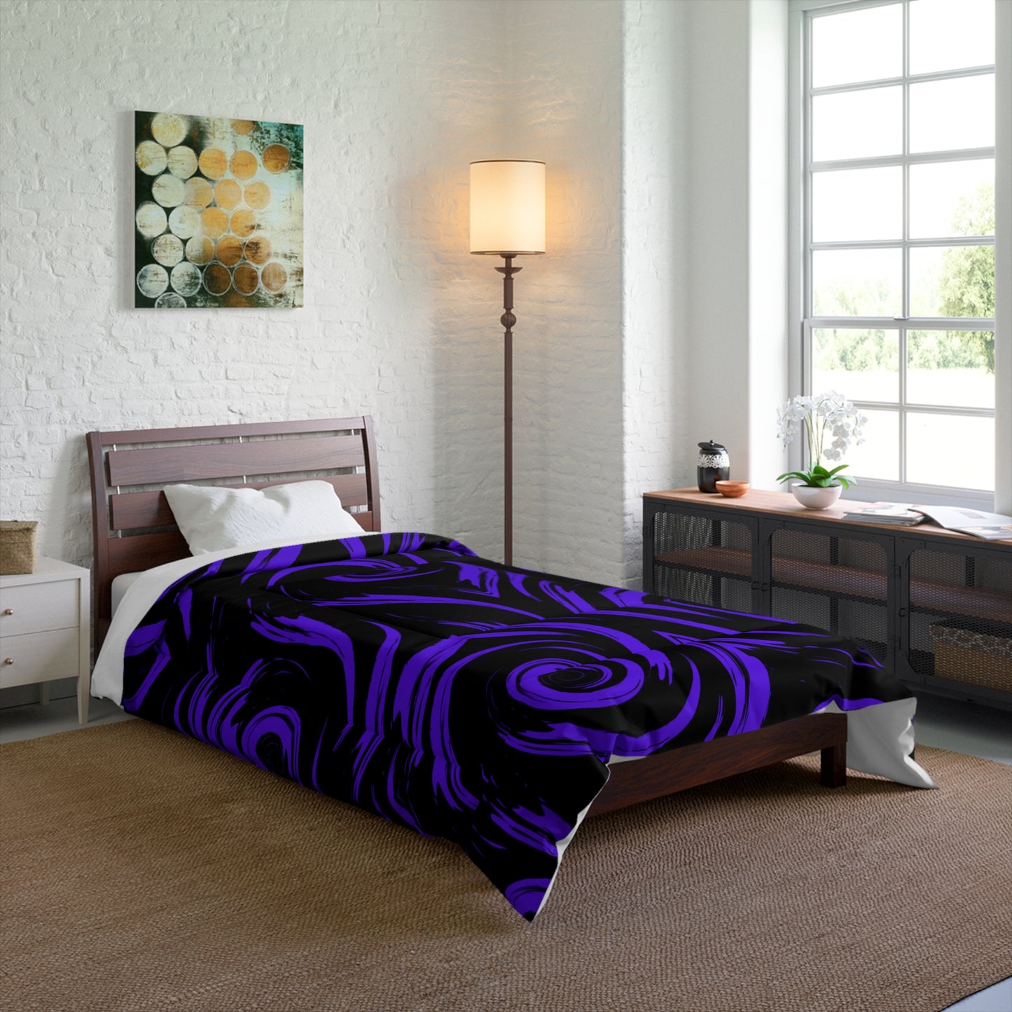 Comforter Has Matching Products Sold Separate. One Comforter Two Pillow Sams And A Lamp, With Shipping Under 268$. Pick Your Own Image For Free Please Call, Matching Rugs Curtains And Clocks Also Available