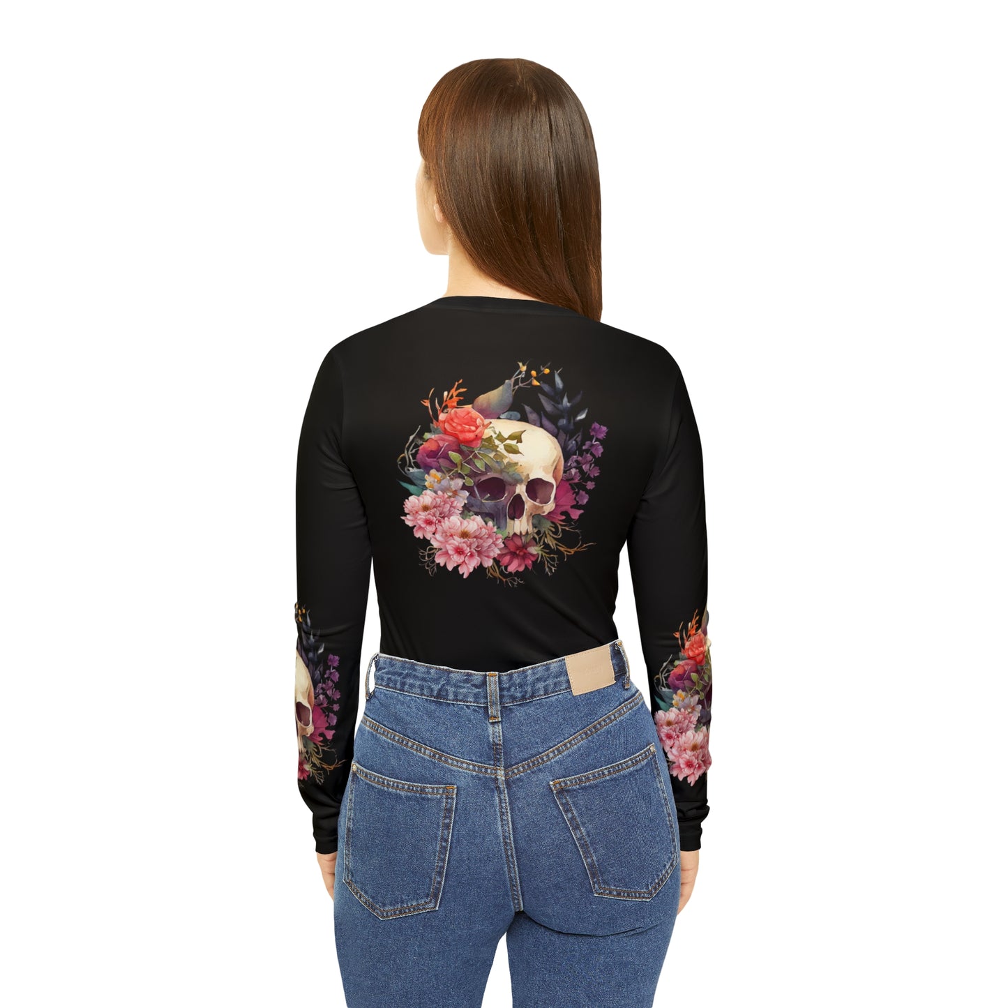 Women's Long Sleeve V-neck Shirt (AOP)