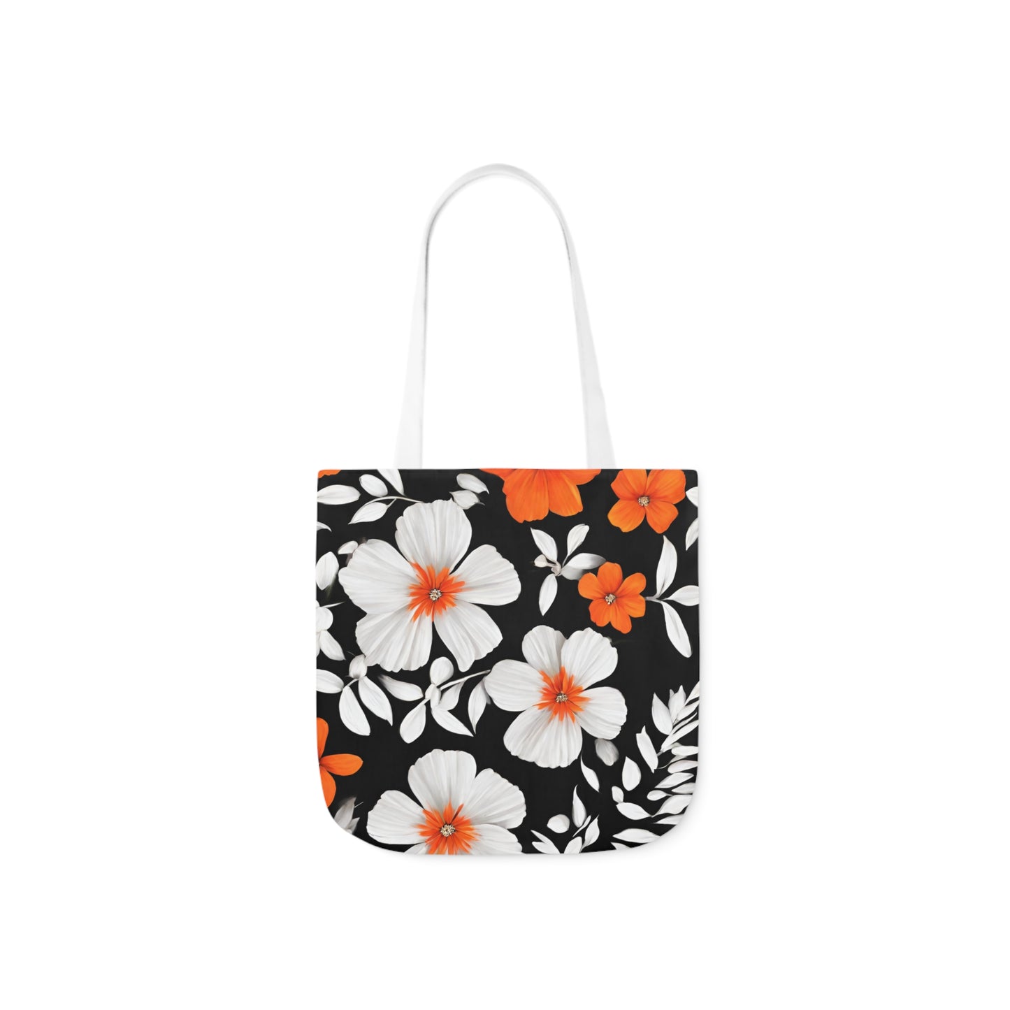 Polyester Canvas Tote Bag (AOP) Two Different Designs On Each Side Two Bags In One Adult Accessories