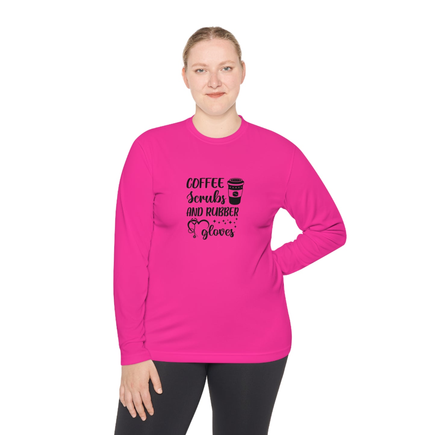 Unisex Lightweight Long Sleeve Tee Adult Activewear Comes In Various Colors