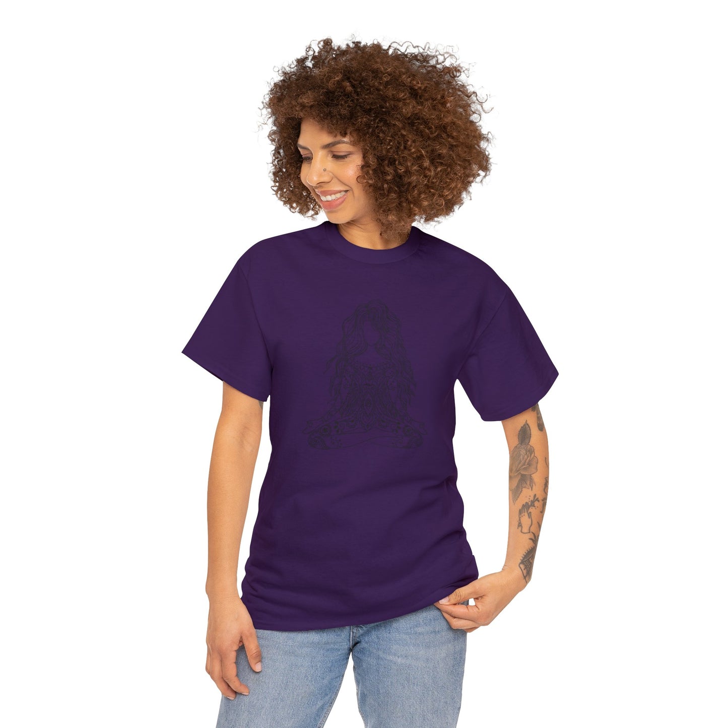 Unisex Heavy Cotton Tee Adult/Teen Activewear Shirt Comes In Many Colors