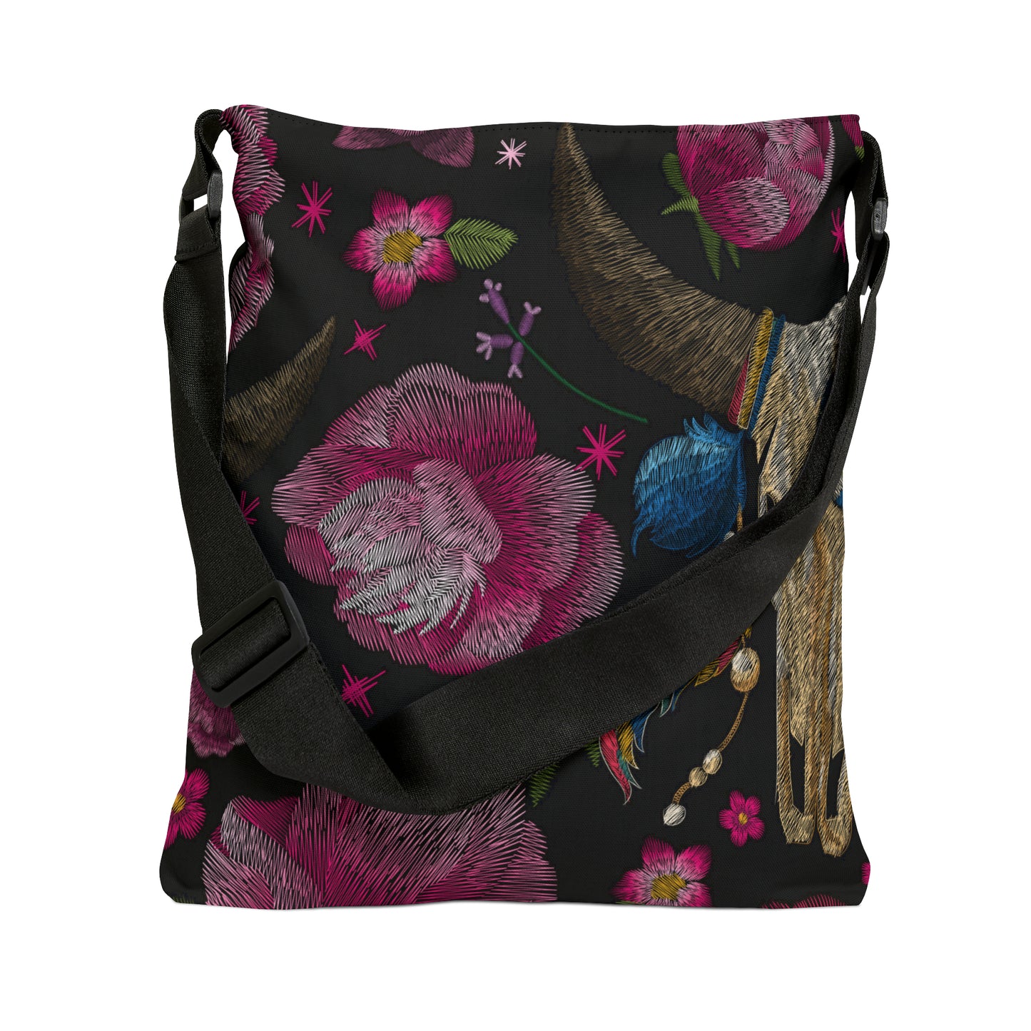 Adjustable Tote Bag (AOP) Two Separate Designs On Each Side Unisex Accessories